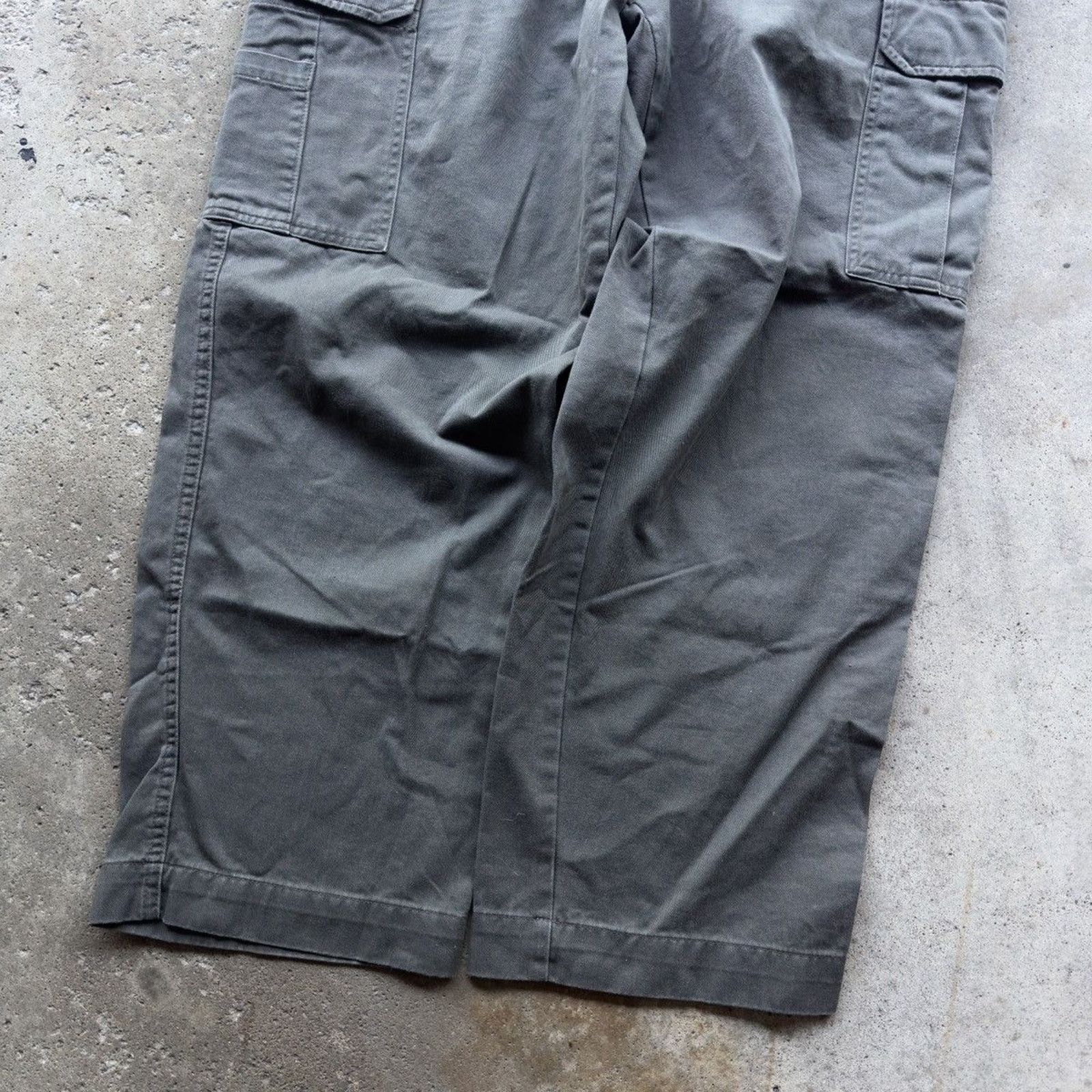 Vintage Vintage Baggy Green Cargo Pants ERD Grunge Skater Size US 35 - 4 Thumbnail