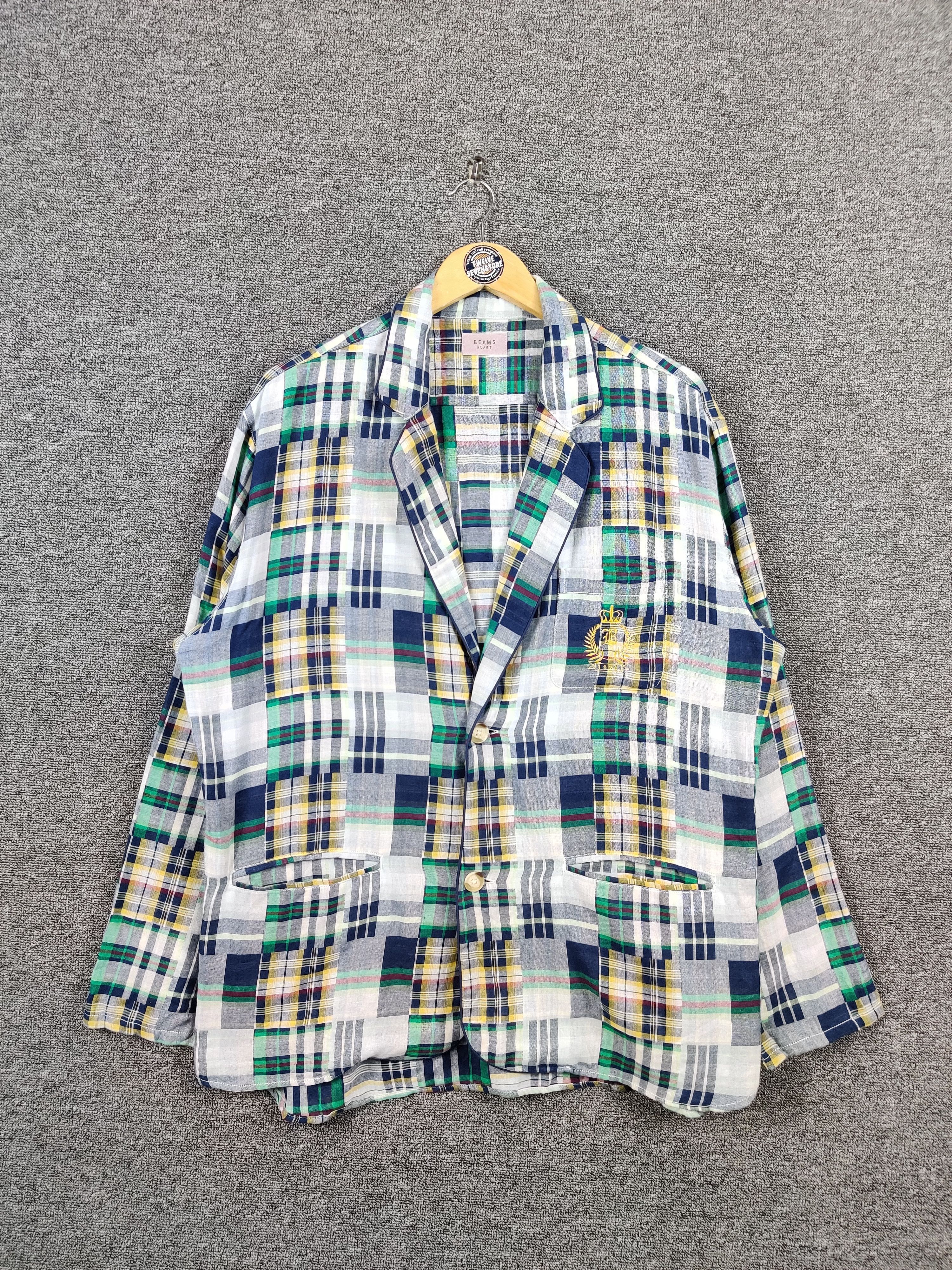 Beams Plus Vintage Beams Heart Flannel Button Ups Shirt Size US L / EU 52-54 / 3 - 1 Thumbnail