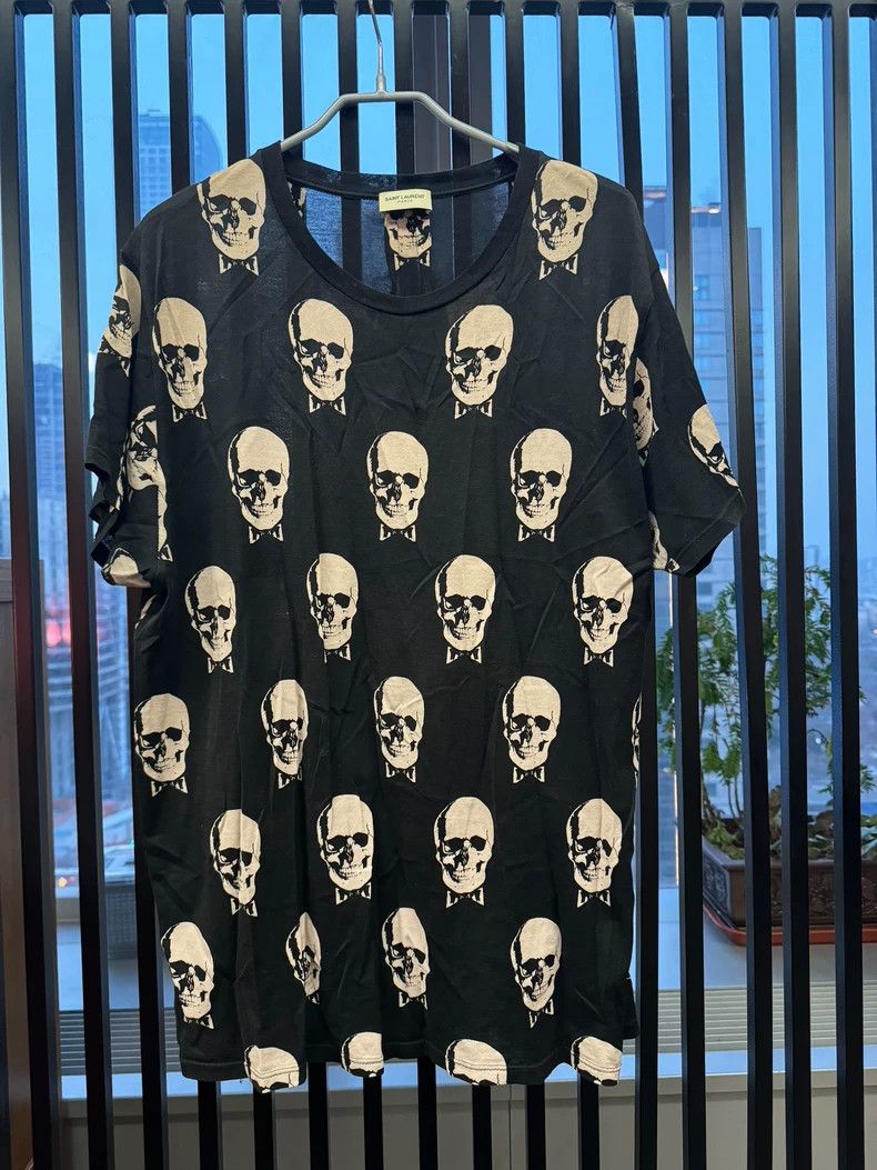 Saint laurent paris Skeleton short sleeves 2506-Nextarrow
