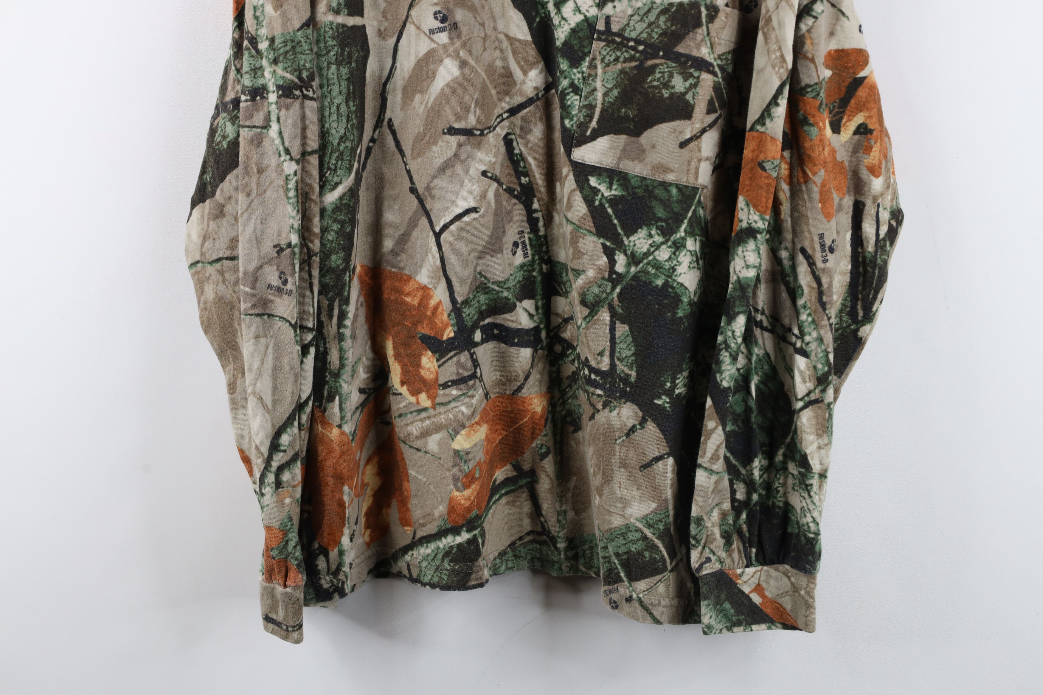 Vintage Vintage 90s Y2K Streetwear Camouflage Long Sleeve T-Shirt Size US XXL / EU 58 / 5 - 3 Thumbnail