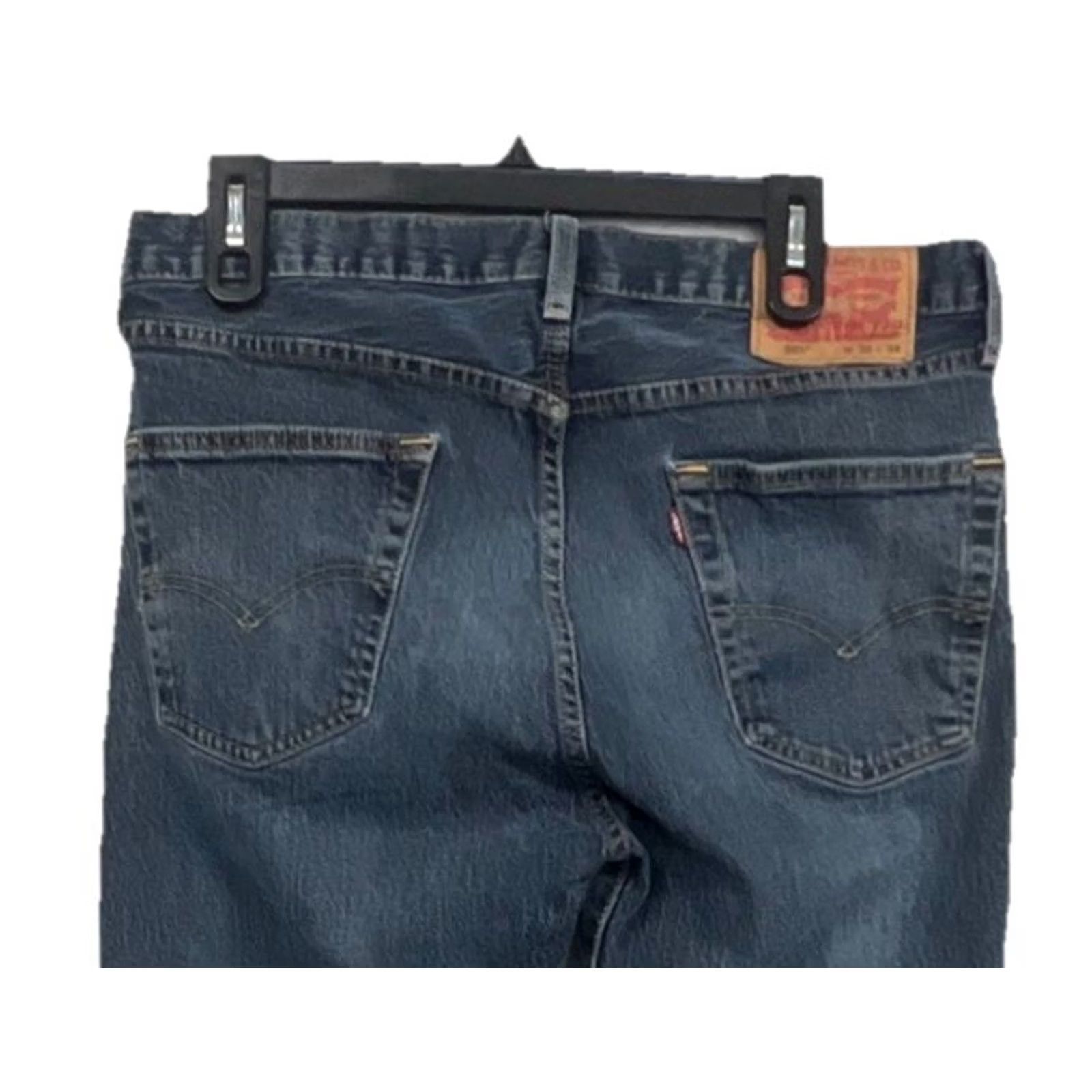 Levi's Levi’s 501 Original Fit Jeans Men’s 33x34 Dark Wash Button Fly Straight Leg Size US 33 - 5 Thumbnail