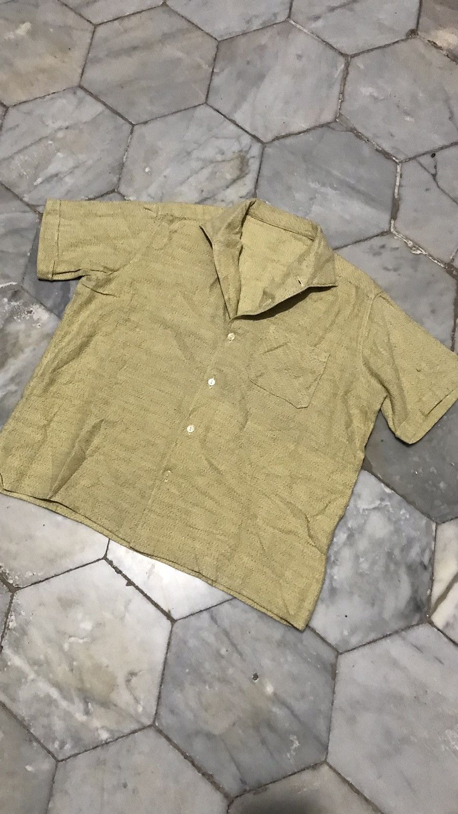 Handmade HANDMADE SELVEDGE CROPPED VINTAGE ONE PIECE CAMP COLLAR Size US S / EU 44-46 / 1 - 4 Thumbnail