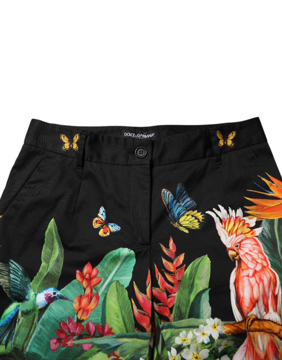 Dolce & Gabbana o1y0925 Floral-Print Casual Pant in Multicolor Size 26" / US 2 / IT 38 - 3 Thumbnail