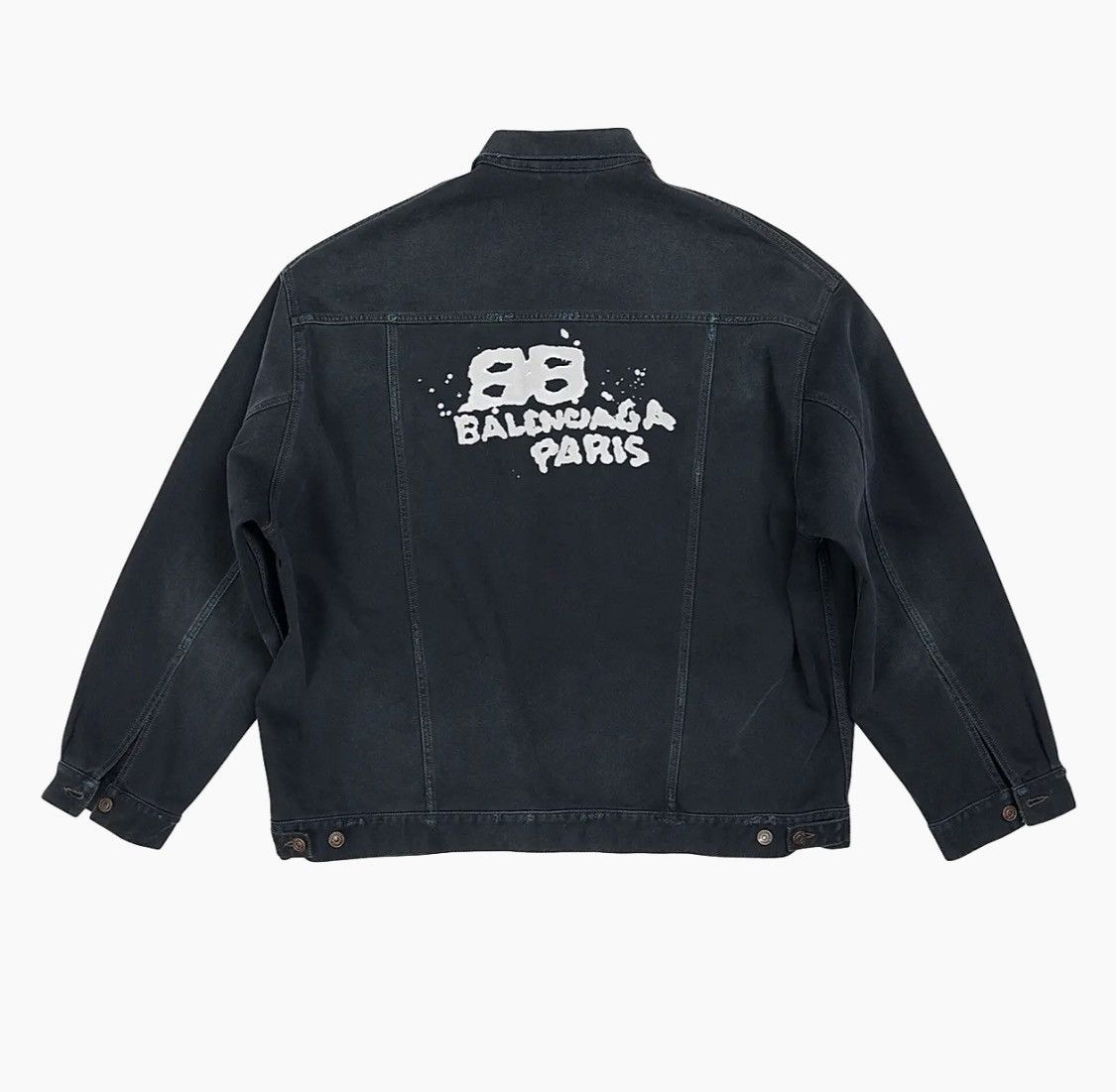 Balenciaga Balenciaga BB Icon Denim Jacket SZ 3 NWT Size US XL / EU 56 / 4 - 1 Thumbnail