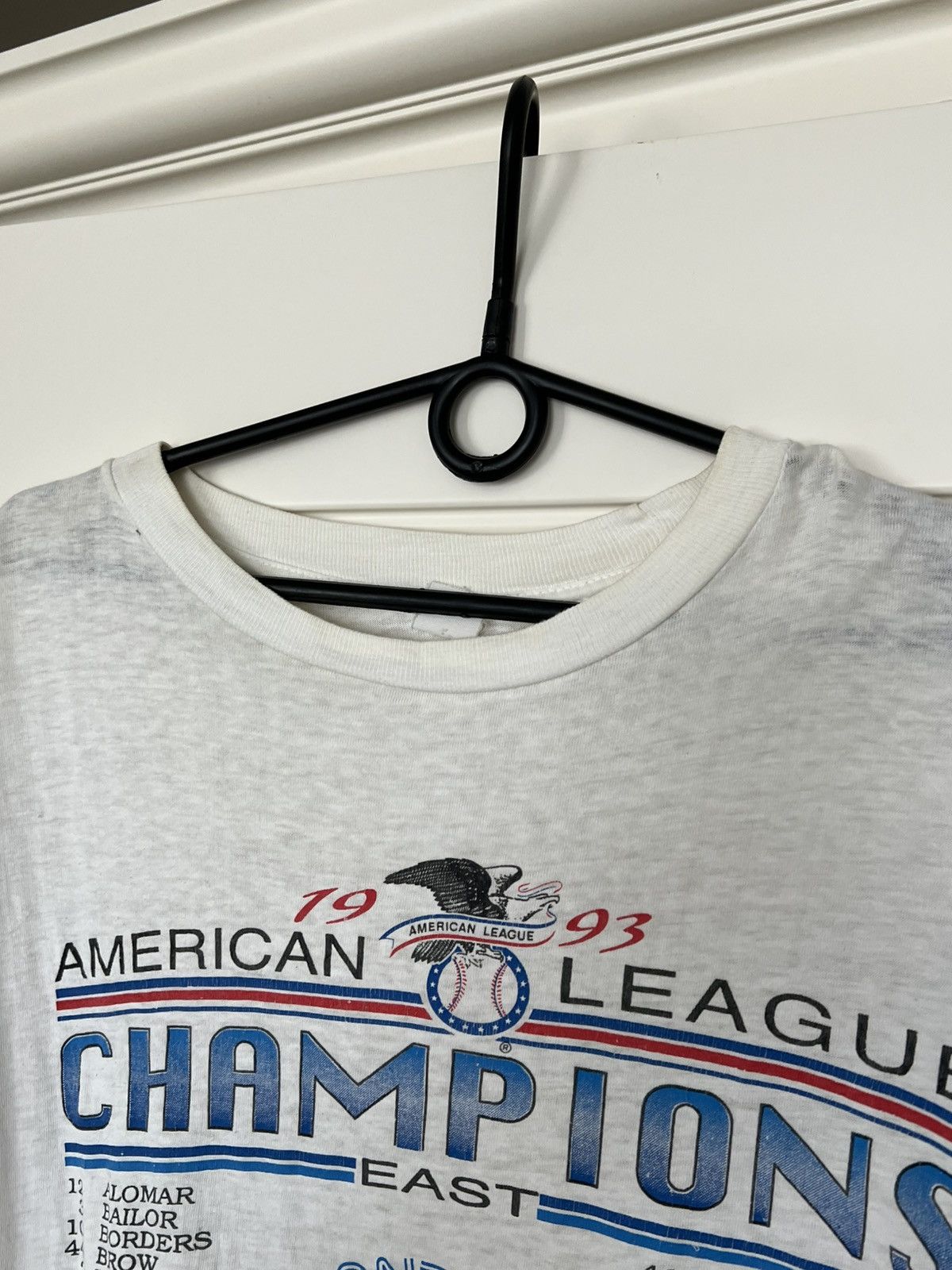 MLB Vintage 1993 Toronto Blue Jays American Champions MLB Tee Size US XL / EU 56 / 4 - 5 Thumbnail