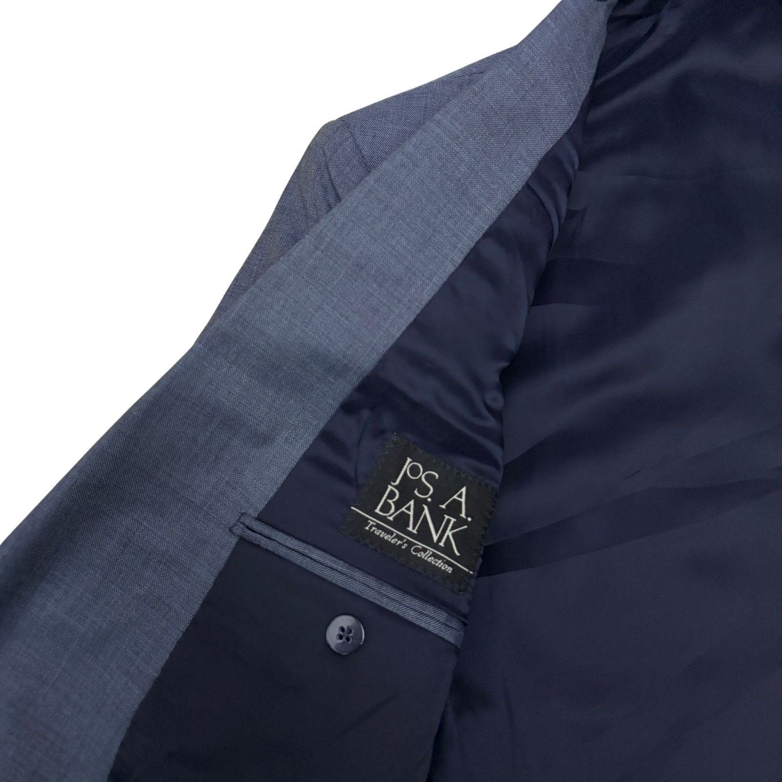 Jos. A. Bank JOS A BANK Wool Business Suit Blazer Pants Formal Jacket 39L Size 40L - 4 Thumbnail