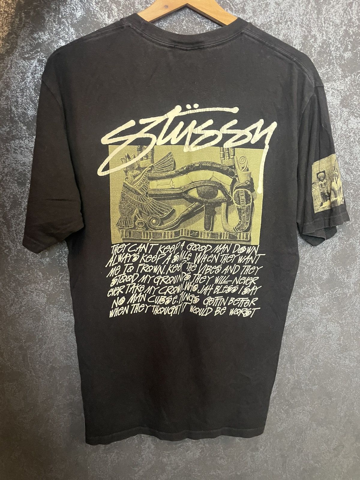 Stussy Stussy Egyptian Pharaoh Eye Tshirt vintage | Grailed