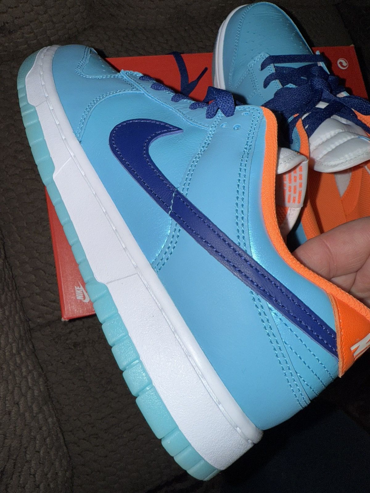 Nike Nike Dunk Low SE “Baltic Blue/Total Orange” NEW! box-no lid Size US 9.5 / EU 42-43 - 14 Thumbnail