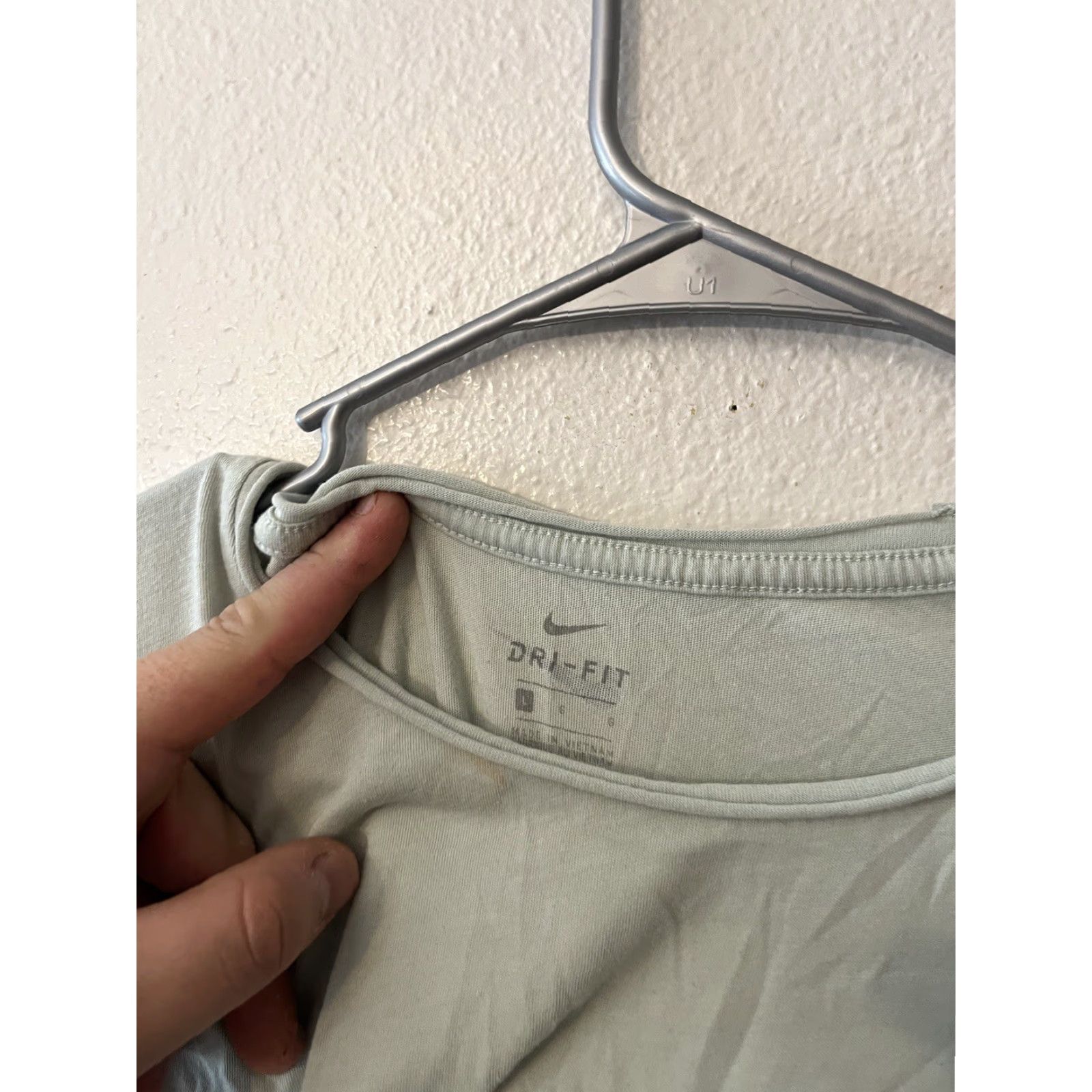Nike Nike Dri Fit Women's T-Shirt Gray Large Size L Shirt Womens Nike Dri-Fit Gray T Shirt L Women’s Size L / US 10 / IT 46 - 2 Thumbnail