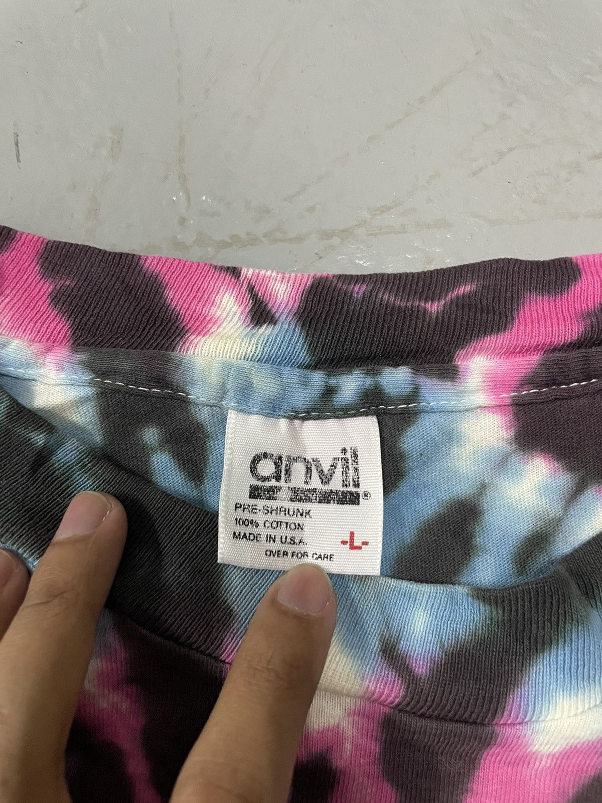 Anvil Vintage Anvil Spiral Tie-Dye Long Sleeve Shirt Size US L / EU 52-54 / 3 - 4 Thumbnail