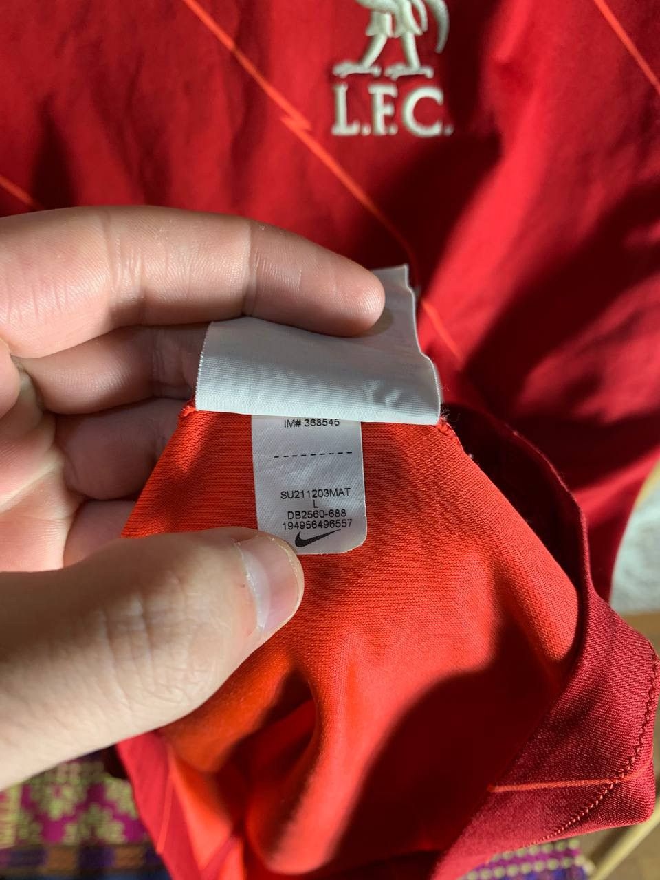 Nike VERY RARE NIKE FC LIVERPOOL ENGLAND SOCCER JERSEY Y2K 90s Size US L / EU 52-54 / 3 - 7 Thumbnail