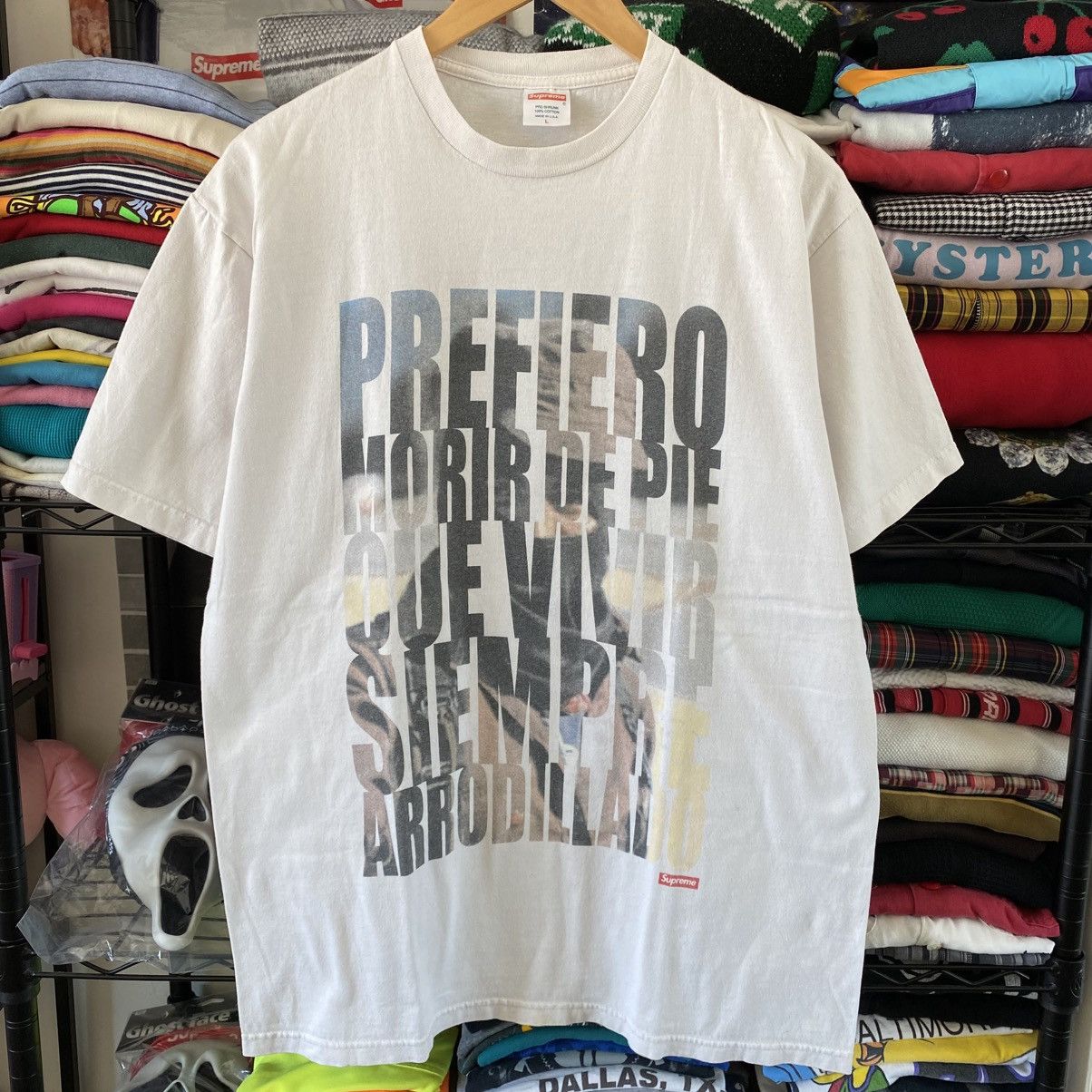 Vintage Supreme FZLN Zapatista T-Shirt White 2005