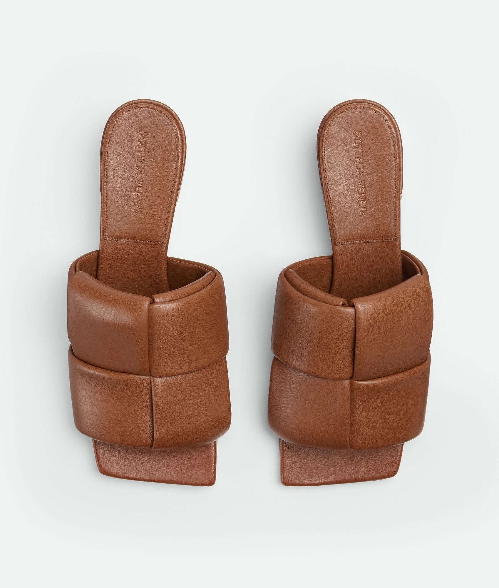 Bottega Veneta o1bcso1str0225 Patch Mules in Caramel Size US 7 / IT 37 - 3 Thumbnail