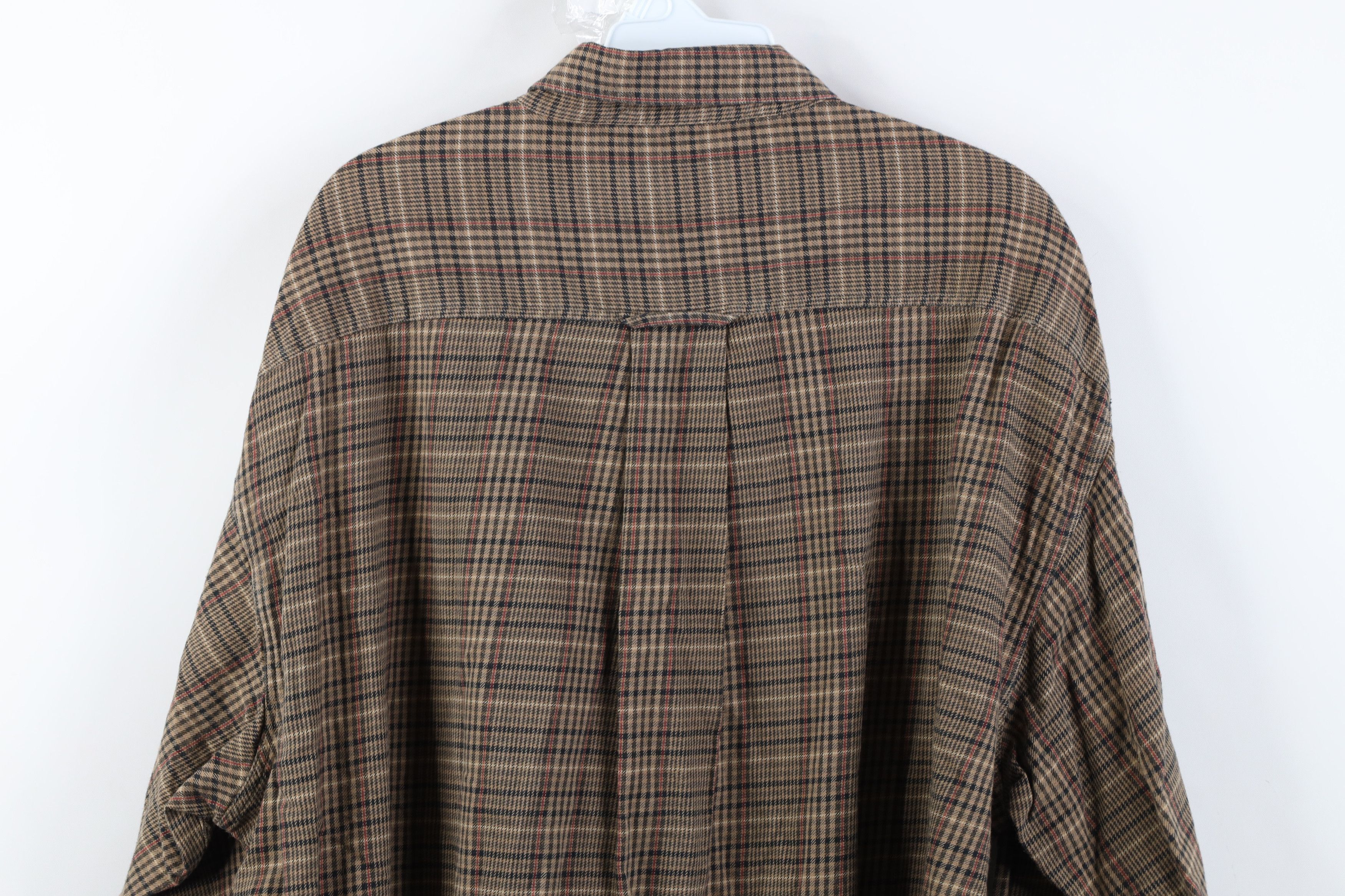 Orvis Vintage 90s Orvis Flannel Collared Button Down Shirt Size US XL / EU 56 / 4 - 11 Thumbnail