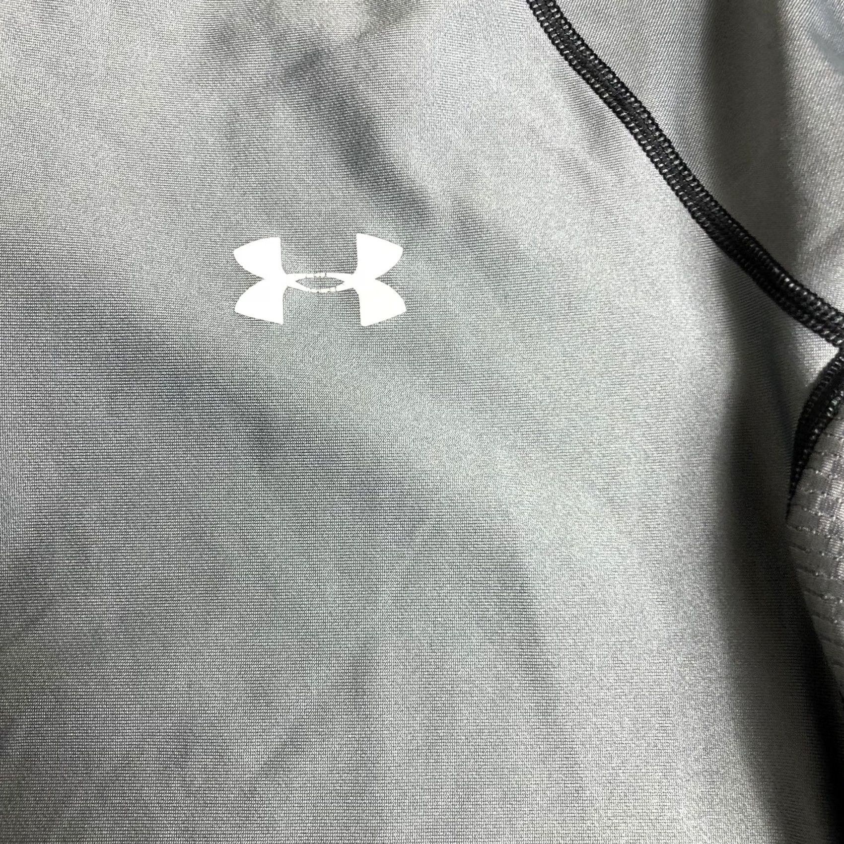 Under Armour Under Armour Cold Gear Quarter Zip Pullover Gray Long Sleeve Men's Sz M Q74 Size US M / EU 48-50 / 2 - 3 Thumbnail