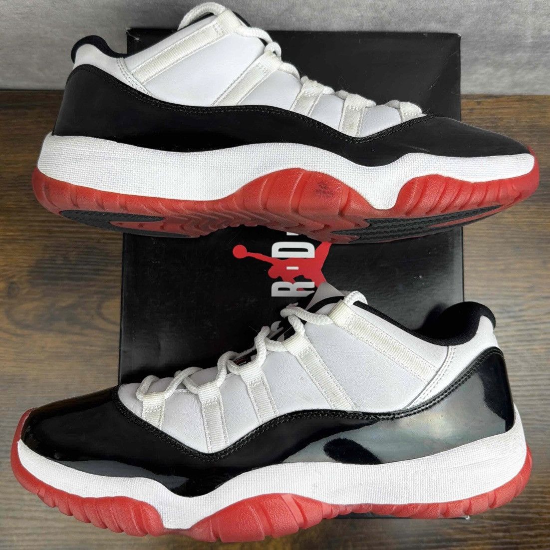 Jordan Brand Air Jordan 11 Retro Low Concord Bred AV2187-160 Men’s OG MJ Size US 11.5 / EU 44-45 - 3 Thumbnail