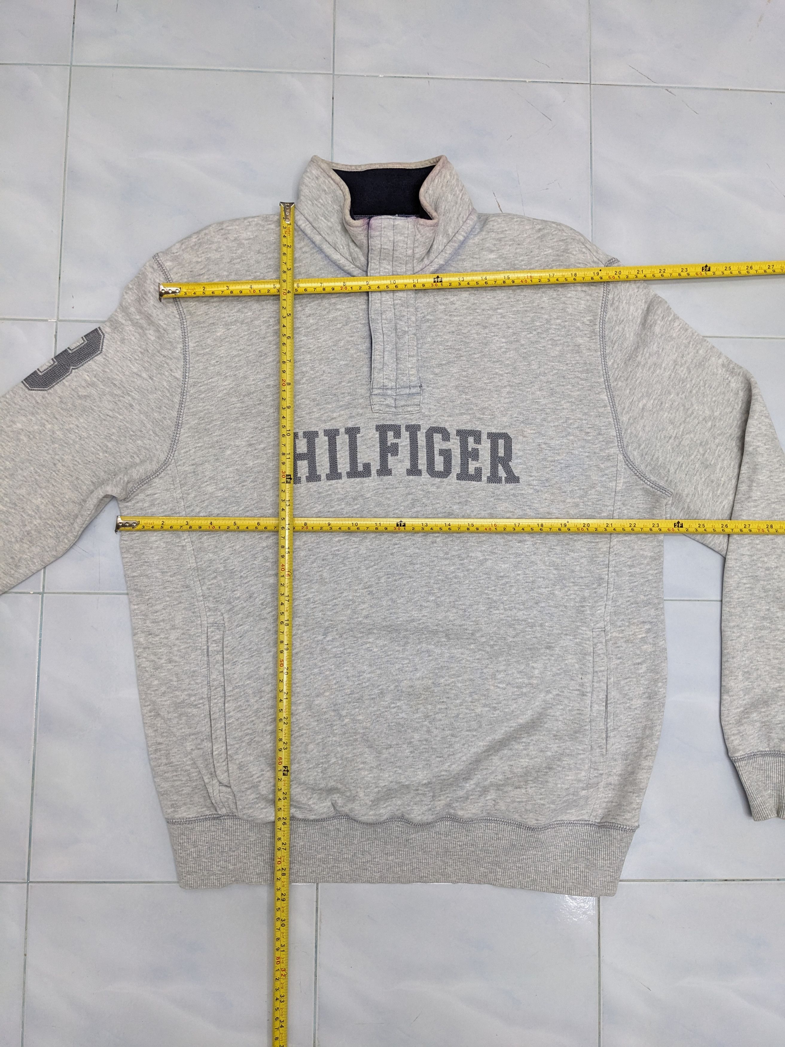 Tommy Hilfiger VINTAGE TOMMY HILFIGER HALF ZIPPER SWEATSHIRT Size US L / EU 52-54 / 3 - 10 Thumbnail