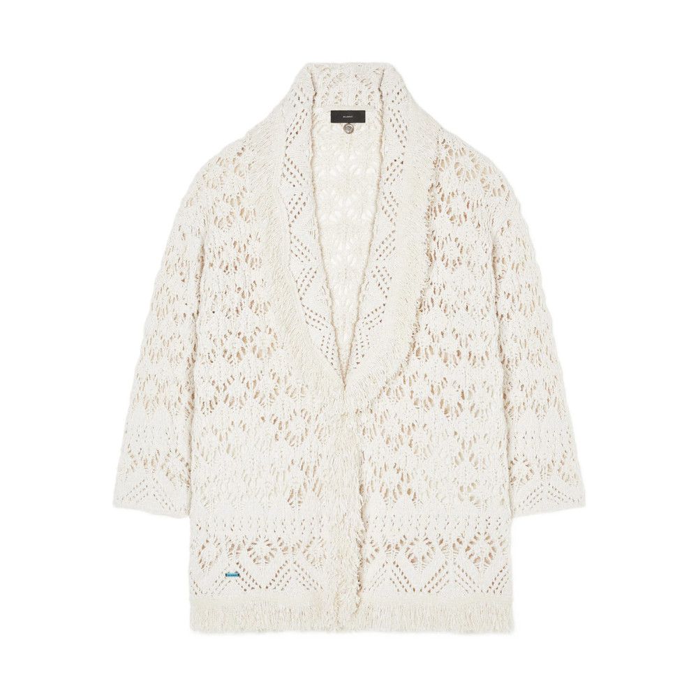 Alanui Alanui WHITE Knitwear - Cardigans Size S / US 4 / IT 40 - 1 Thumbnail