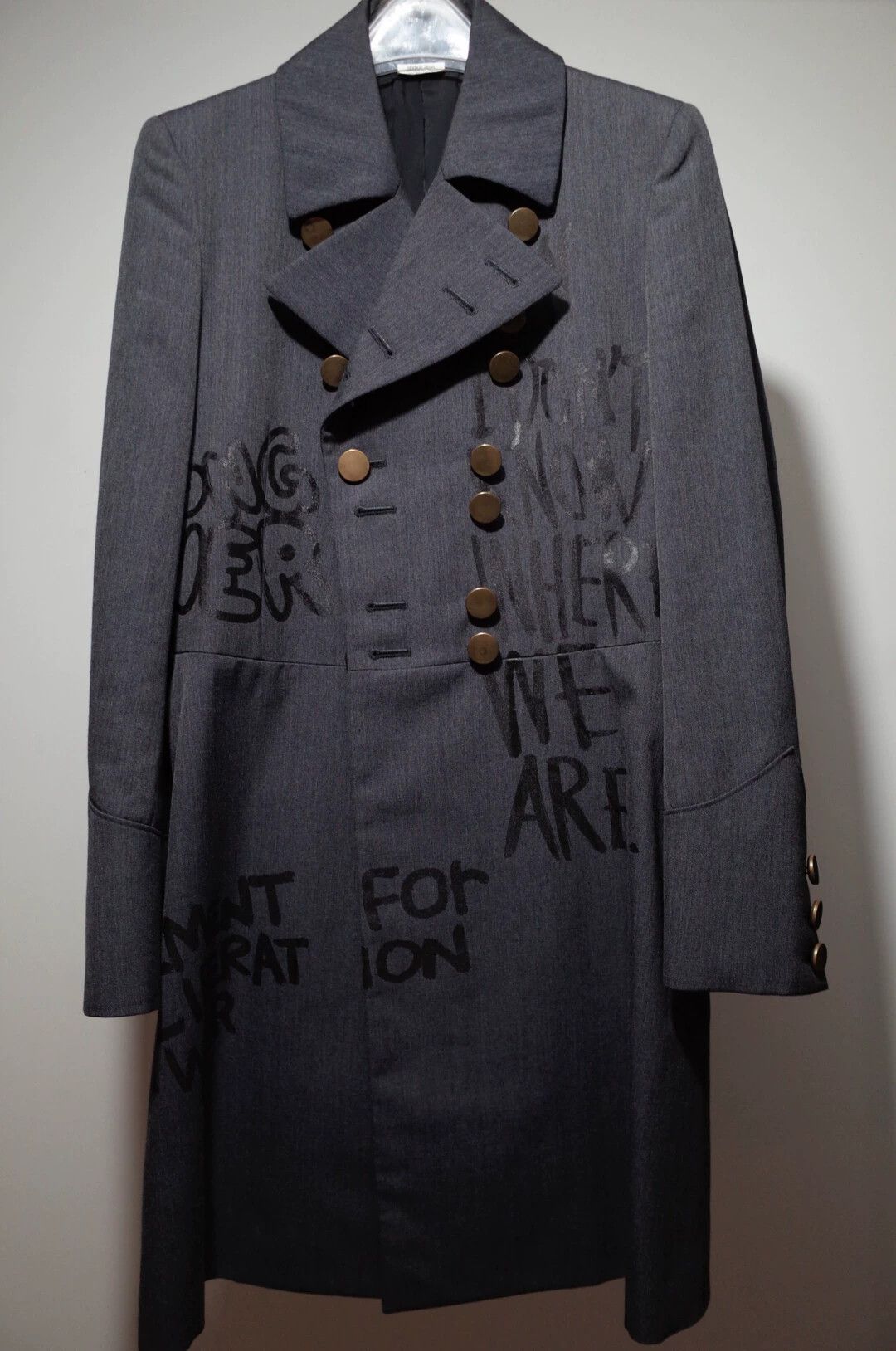 Comme des Garcons Comme Des Garcons Full breasted wool coat -DMC Size US XS / EU 42 / 0 - 1 Thumbnail