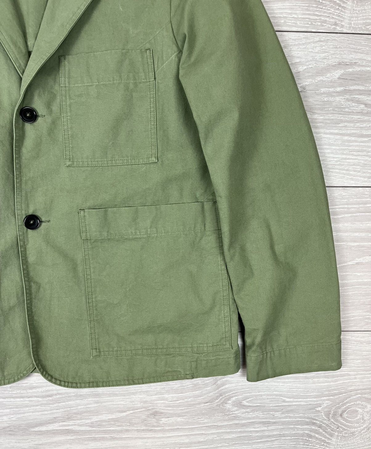 Margaret Howell Margaret Howell MHL Olive Work Canvas Buttons Jacket Size US M / EU 48-50 / 2 - 7 Thumbnail