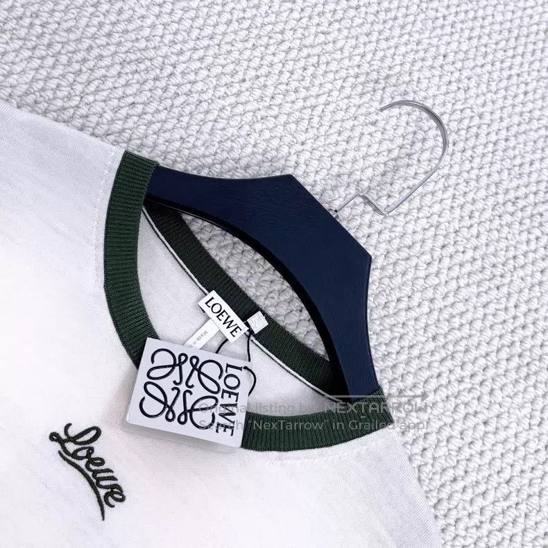 Loewe Loewe Off-White Embroidered Grass Letter Wool Knit Short S Size M / US 6-8 / IT 42-44 - 3 Thumbnail