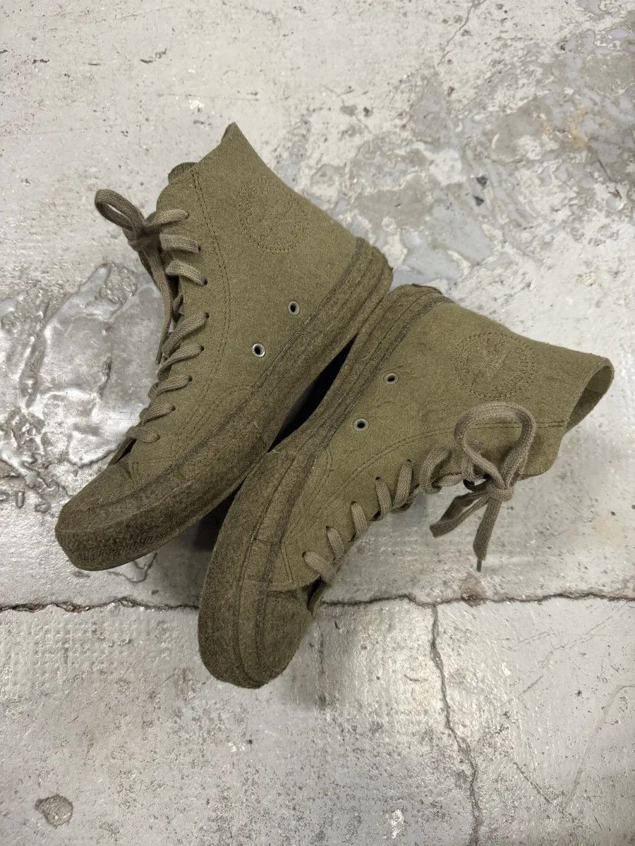 JW Anderson JW Anderson Converse Green High Mohair Shoes Size US 9 / IT 39 - 7 Thumbnail
