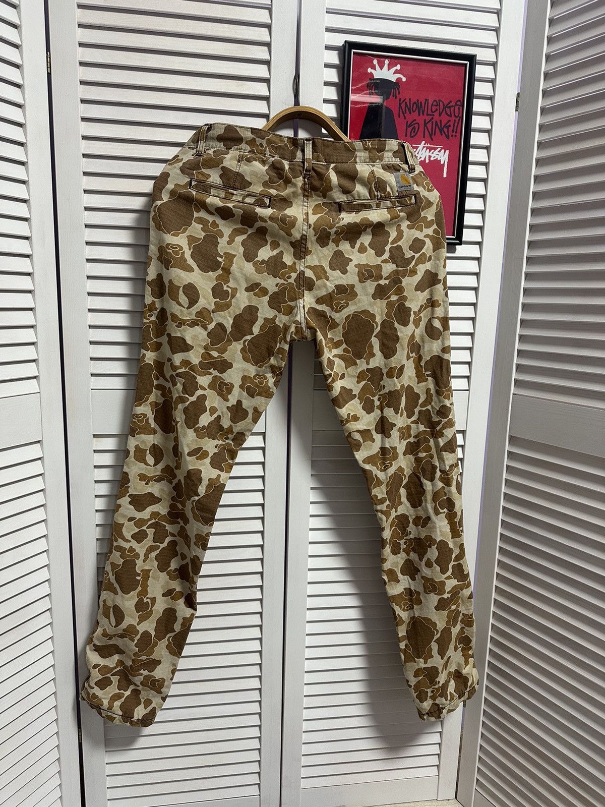 Carhartt × Realtree Vintage Carhartt Realtree Camo Carpenter Pants Grunge Skater Size US 32 / EU 48 - 8 Thumbnail