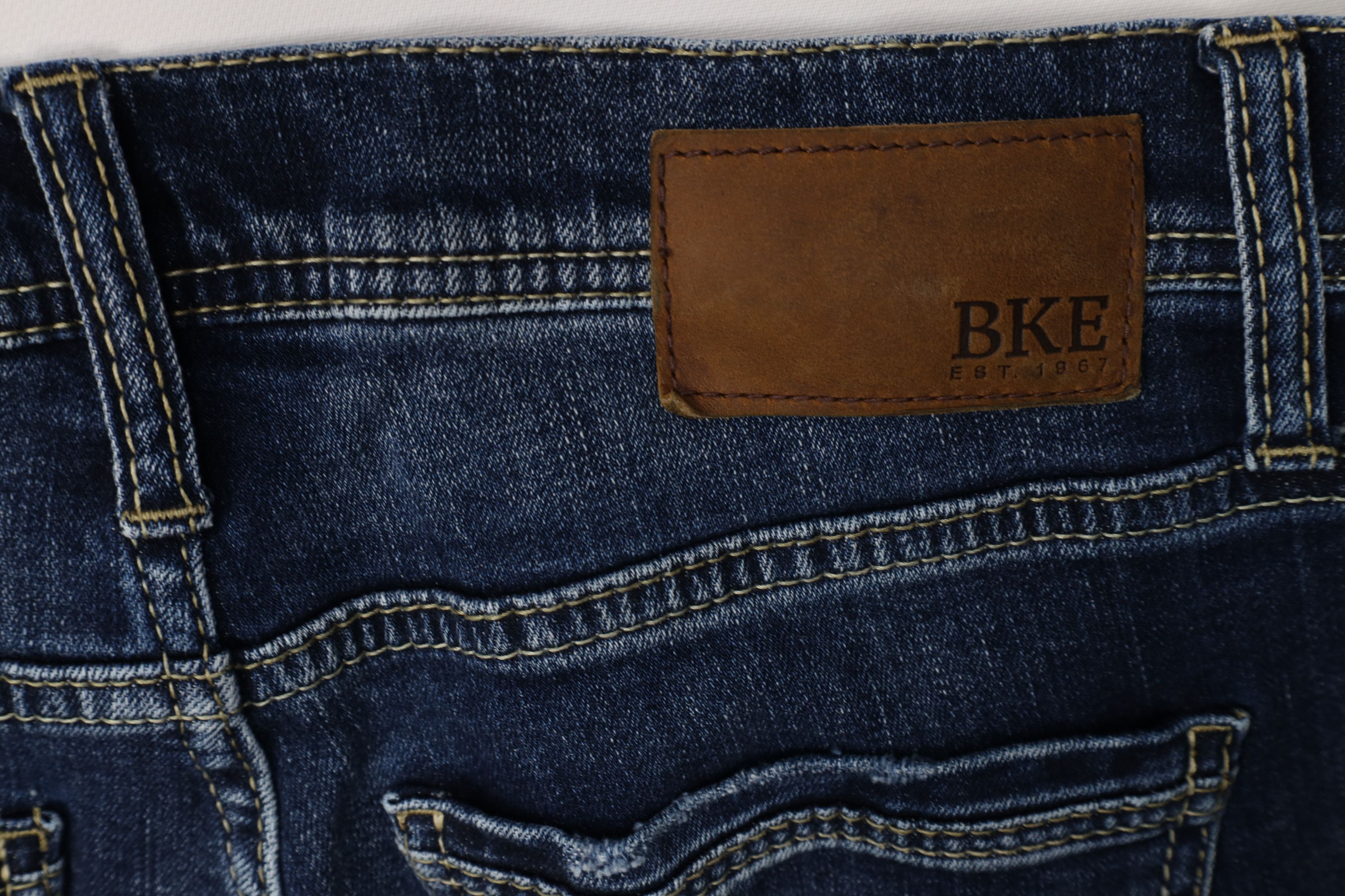 Vintage Buckle BKE Thick Stitch Jake Straight Leg Denim Jeans Size US 30 / EU 46 - 14 Thumbnail