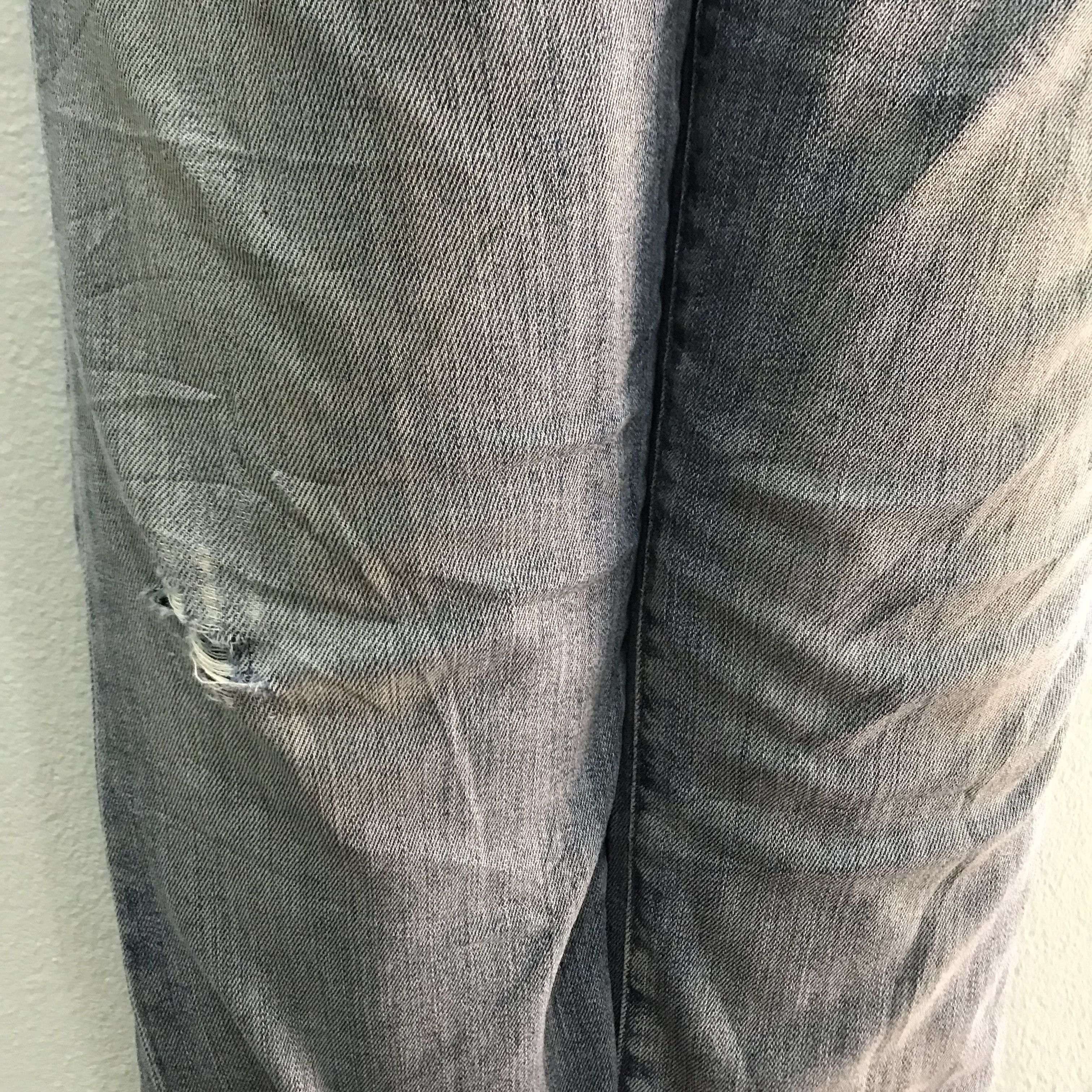 Levi's Vintage Levis 513 Light Blue Wash Distressed Western Style Size US 32 / EU 48 - 5 Thumbnail
