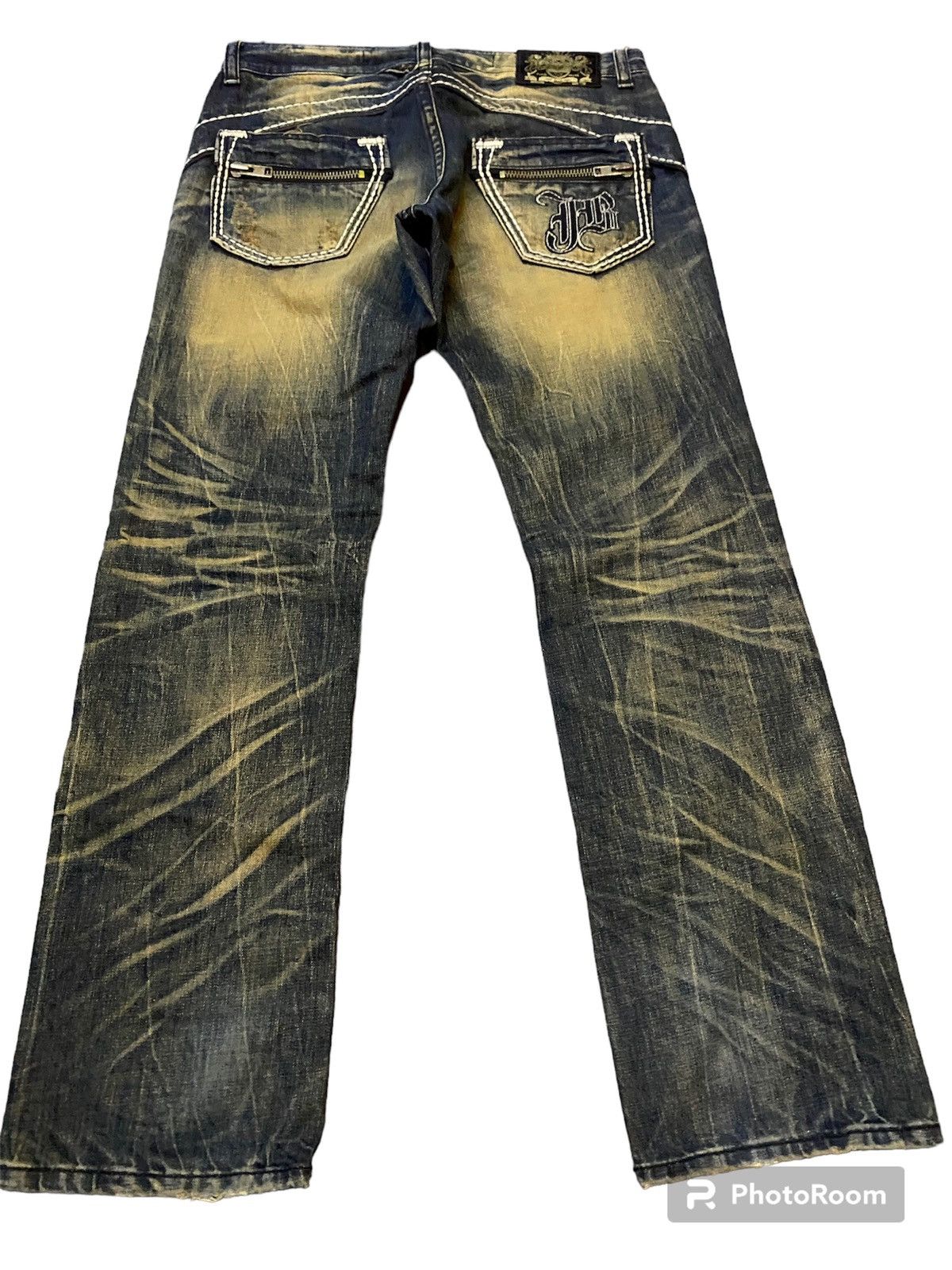 Vintage Japan🇯🇵🇯🇵 🔥🔥rusty denim Size US 35 - 2 Thumbnail
