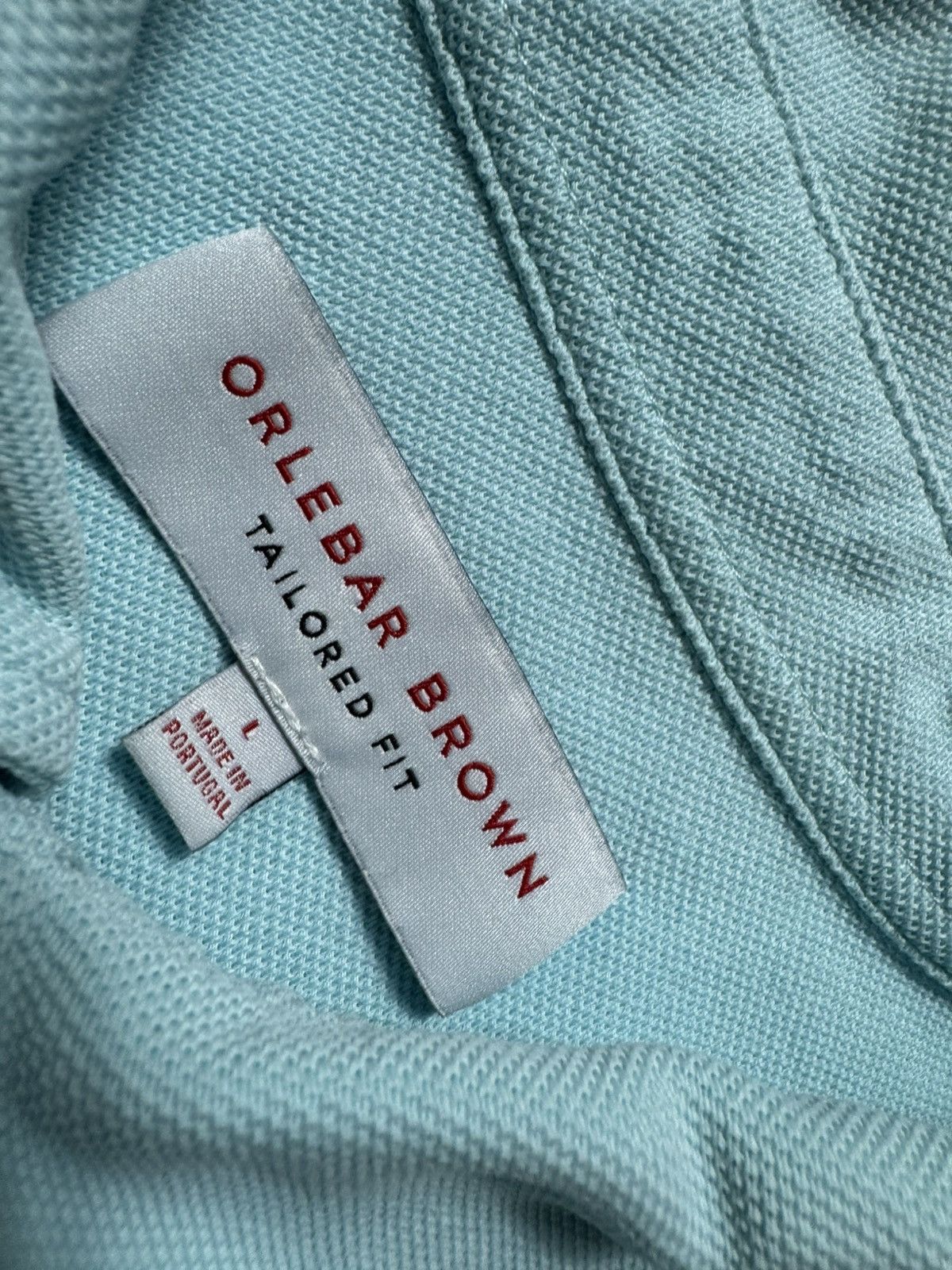 Orlebar Brown Orlebar Brown Luxury Polo Shirt Size L Blue Size US L / EU 52-54 / 3 - 6 Thumbnail