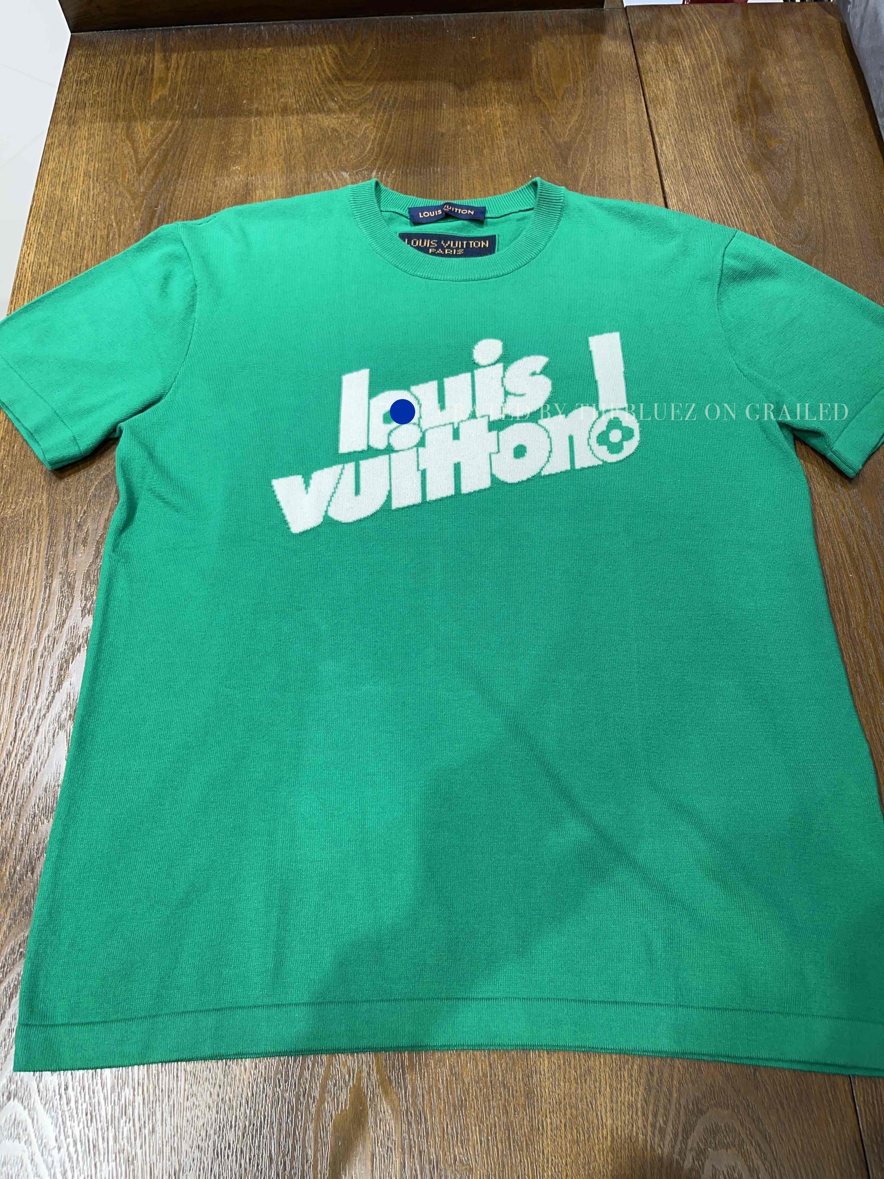 Louis Vuitton Green Short Sleeve Graphic T-Shirt Size L Size US L / EU 52-54 / 3 - 1 Thumbnail