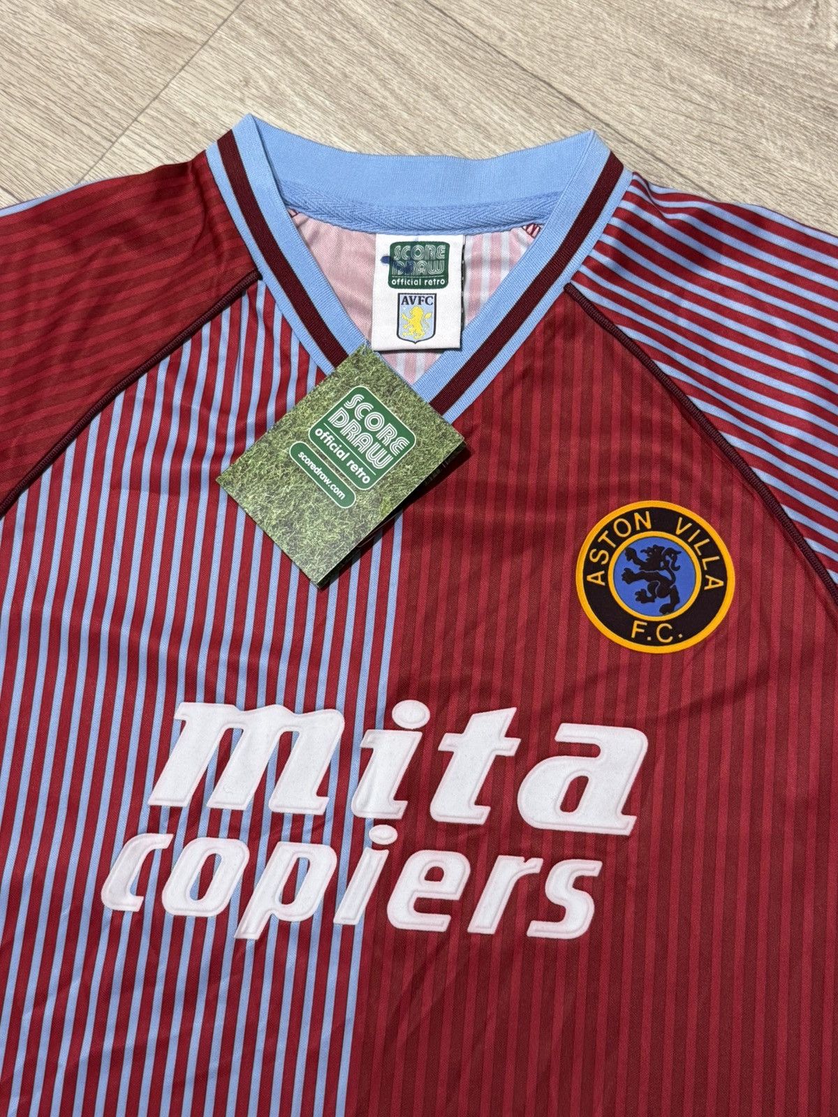 Vintage 🔷Retro Aston Villa 1987/88/99 Soccer jersey🔷 Size US L / EU 52-54 / 3 - 2 Thumbnail