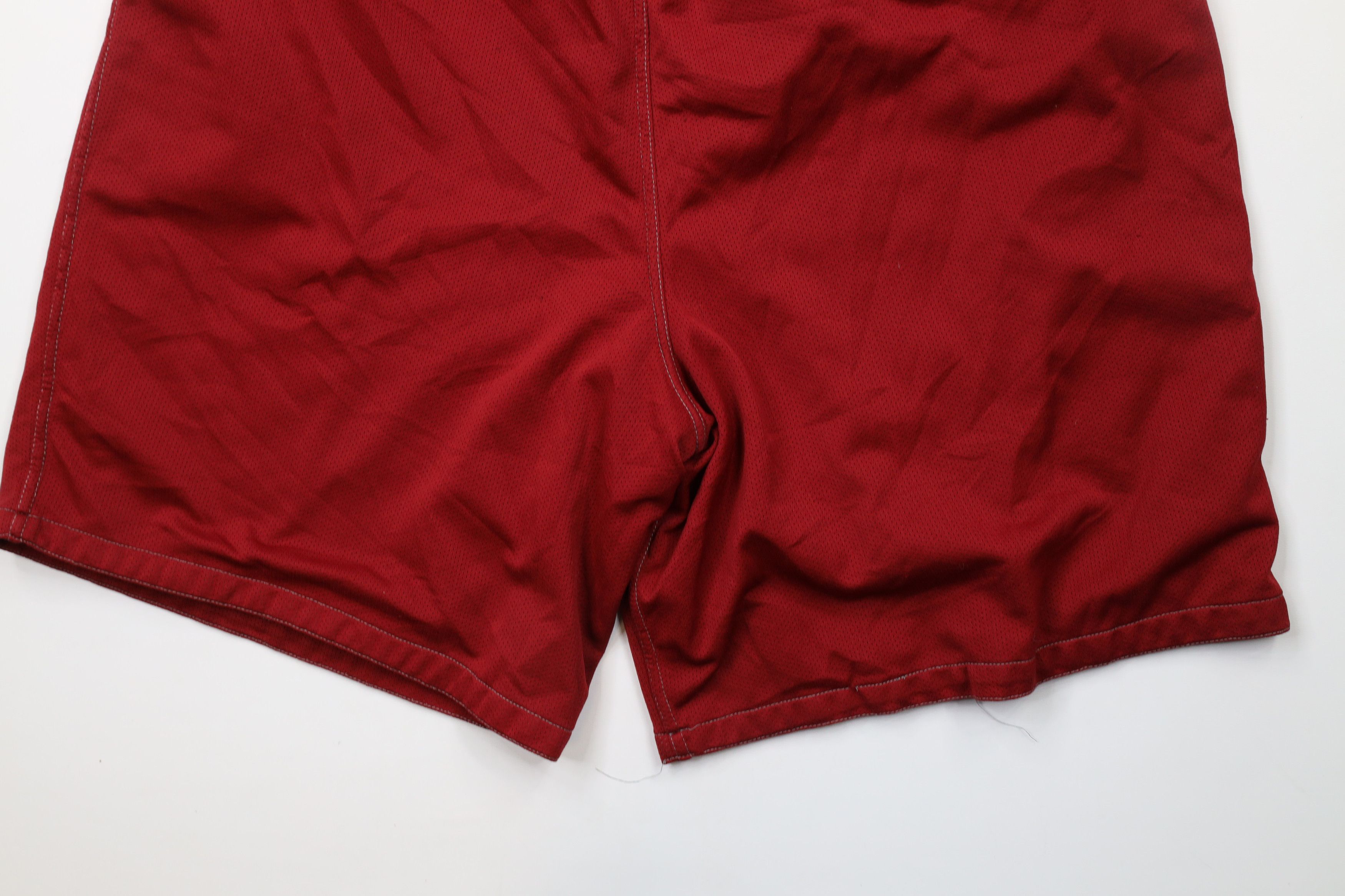 Starter × Vintage Vintage 90s Starter Box Logo Lined Above Knee Shorts Red Size US 34 / EU 50 - 12 Thumbnail