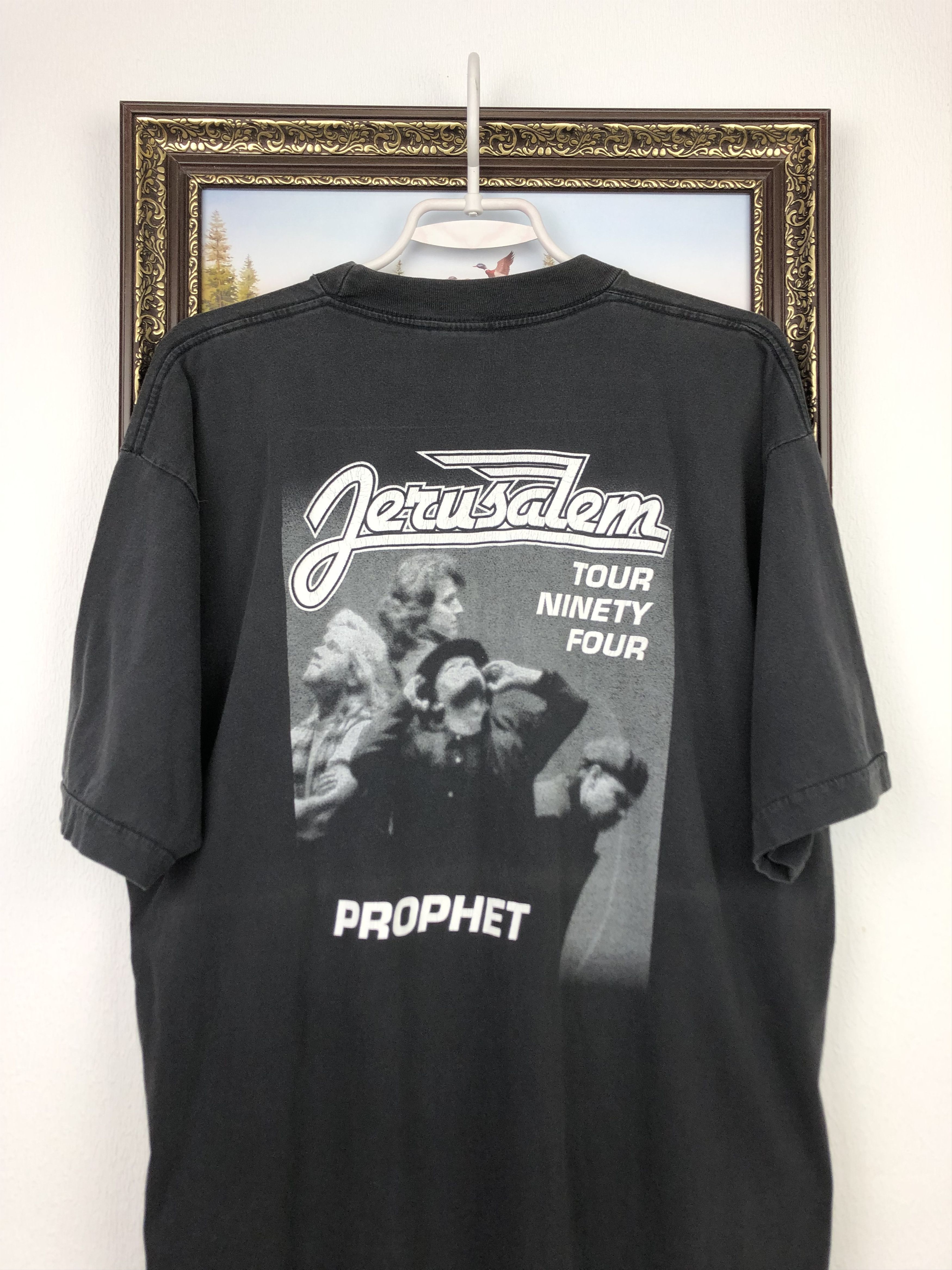 Band Tees Vintage Jerusalem Prophet Band Shirt Black Over Print Tee Size US XL / EU 56 / 4 - 9 Thumbnail