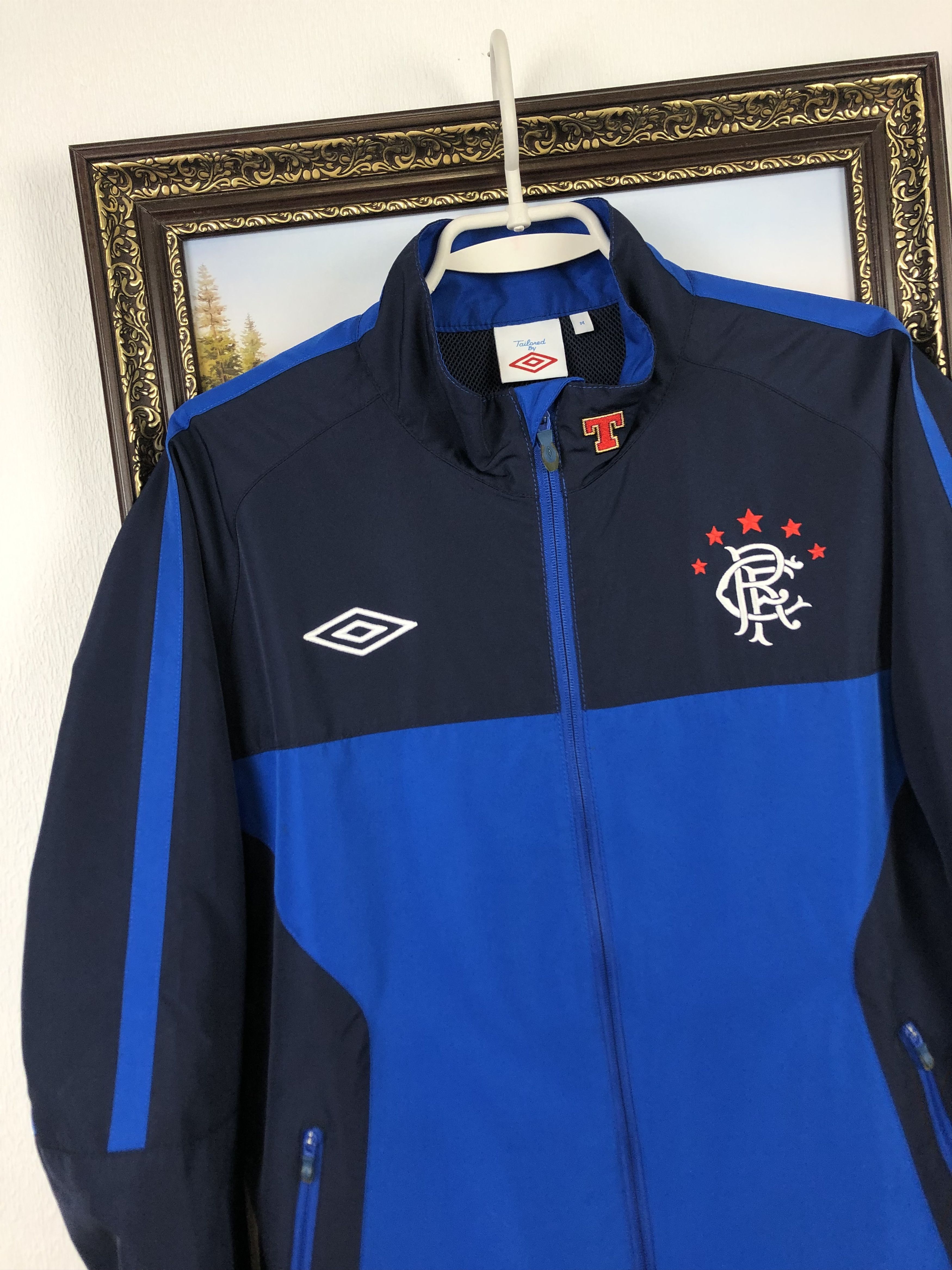 Vintage Vintage Rangers Football Sweatshirt Soccer Jacket Track Top Size US M / EU 48-50 / 2 - 3 Thumbnail