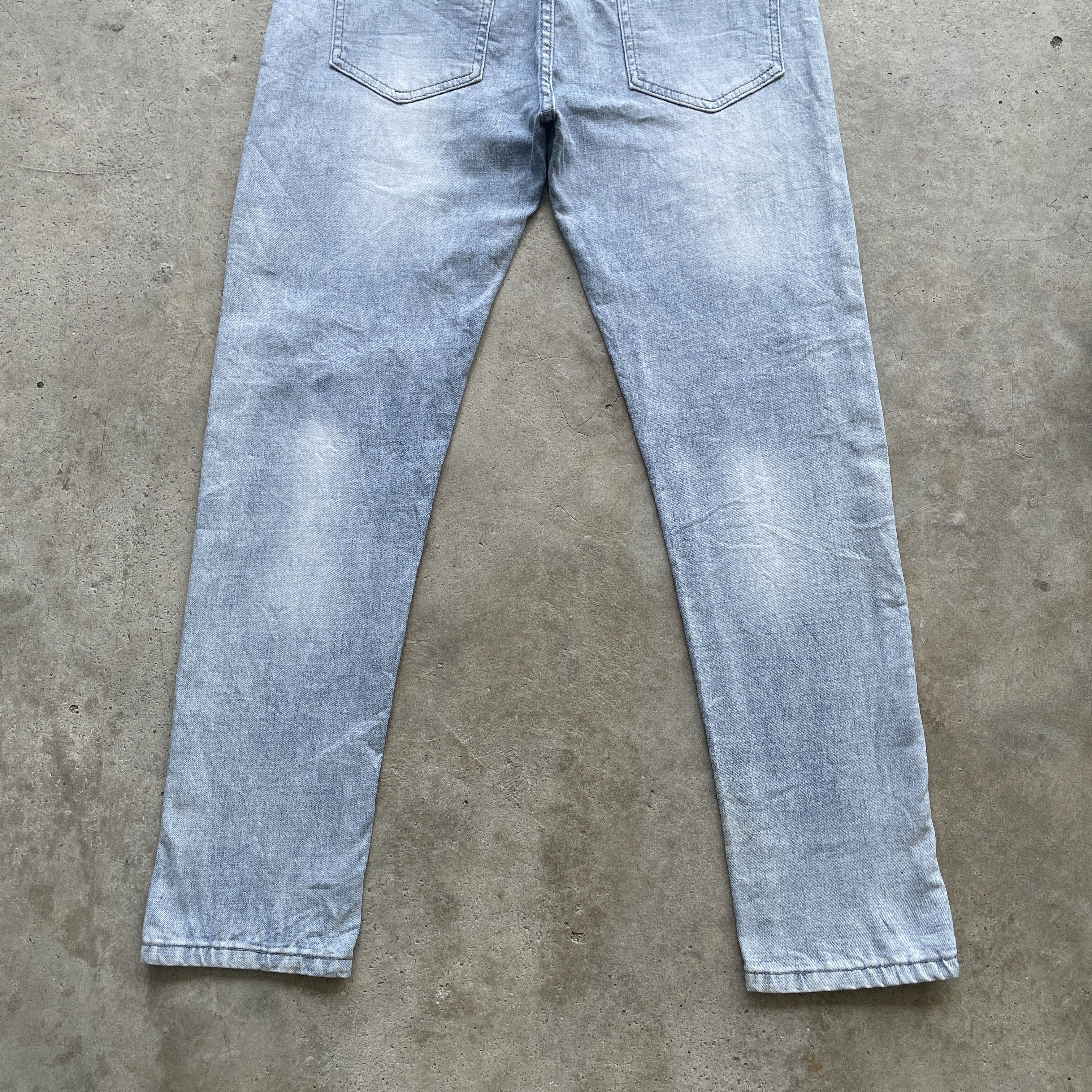 Stussy W31 STUSSY 556 FADED RIPPED JEANS DISTRESSED PANTS Size US 31 - 11 Thumbnail