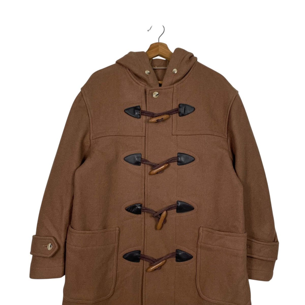 Van Van Jacket Hooded Wool Duffle Coat Size US M / EU 48-50 / 2 - 3 Thumbnail