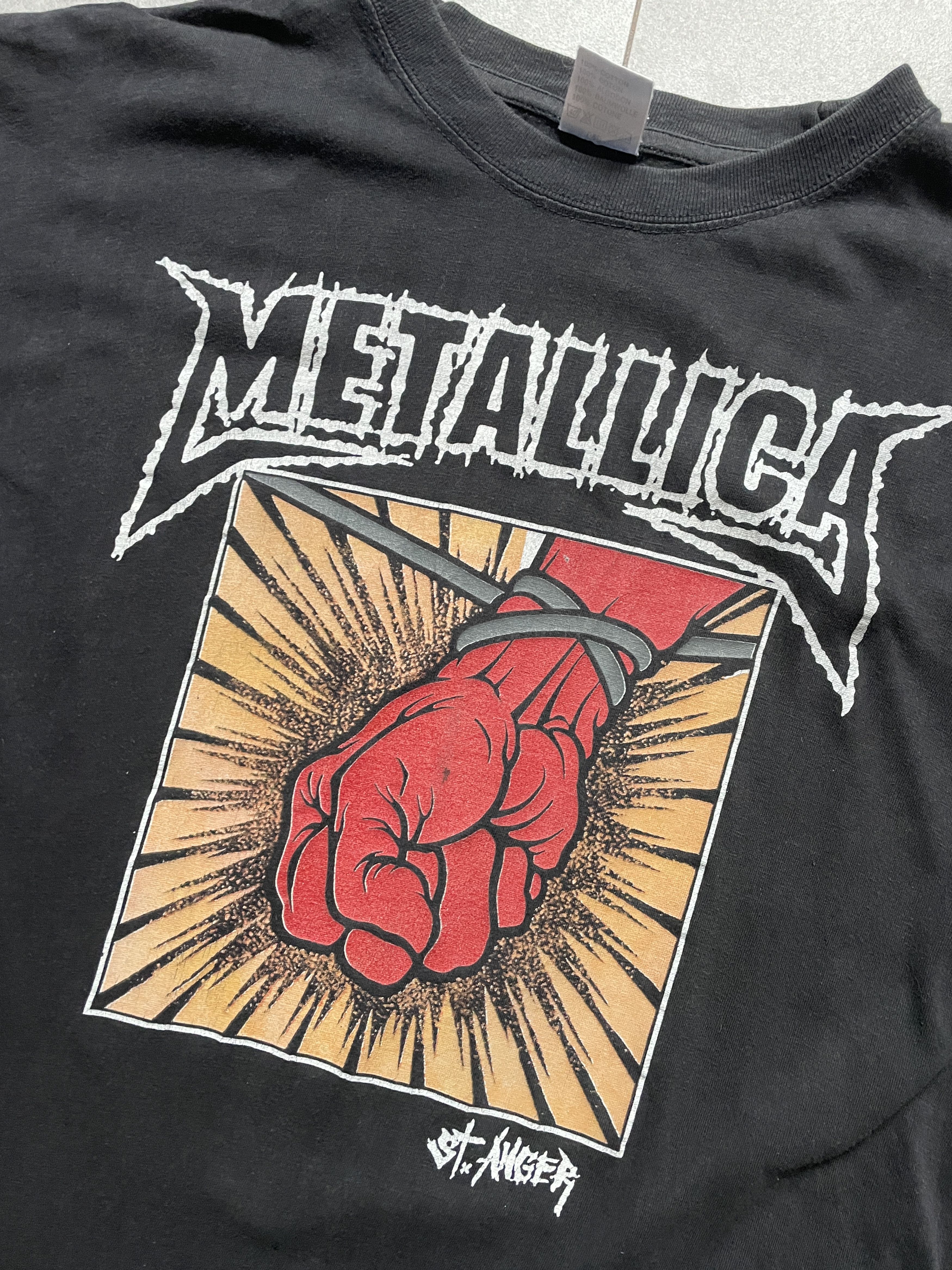 Band Tees Y2K 2003 METALLICA ST ANGER VINTAGE METAL BAND TEE Size US M / EU 48-50 / 2 - 2 Thumbnail