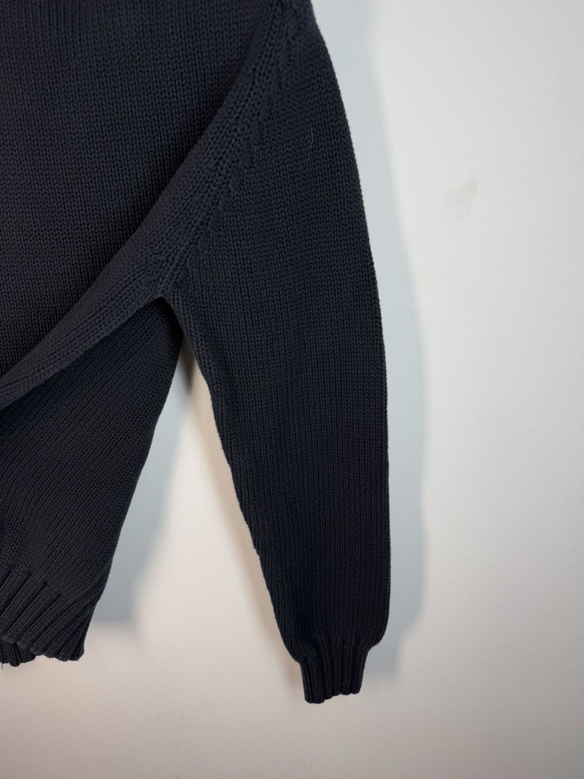 Yves Saint Laurent Heavy YSL Sweater Knit Thick Grey/black Paris Sweatshirt Size US S / EU 44-46 / 1 - 16 Thumbnail