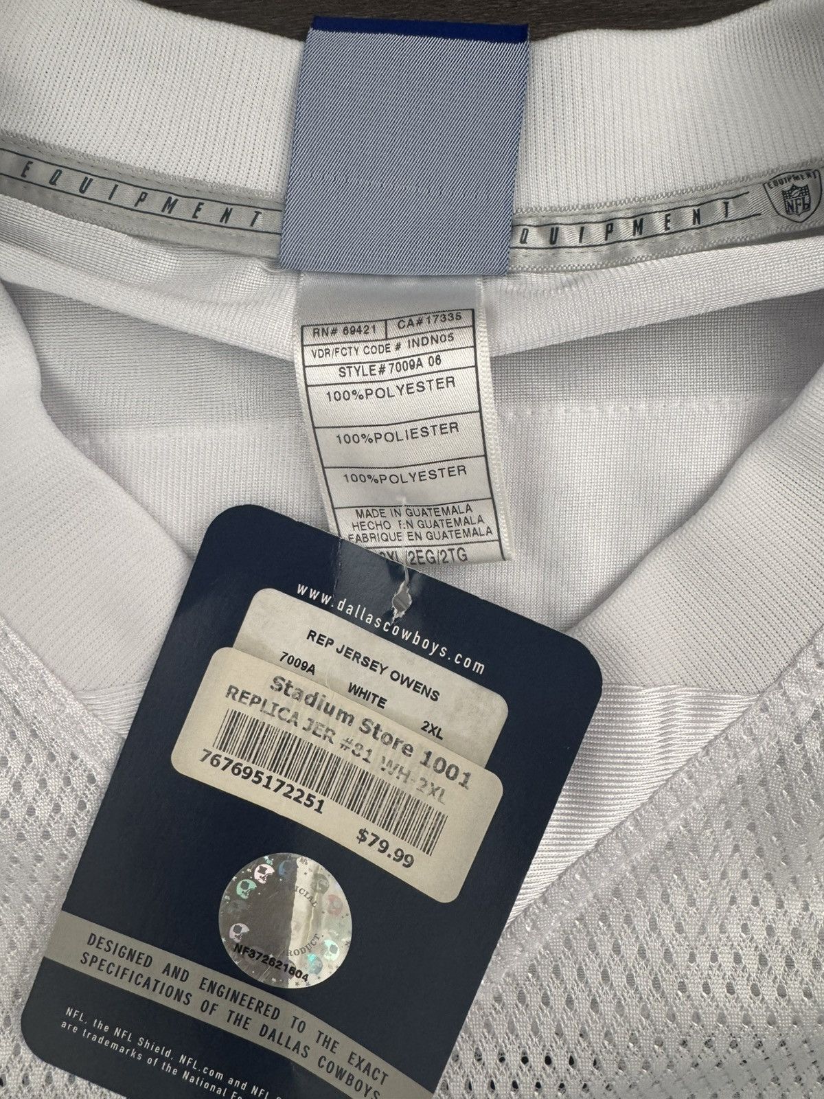 Reebok Terrell Owens #81 Dallas Cowboys Reebok NFL Jersey Size 2XL Size US XXL / EU 58 / 5 - 4 Thumbnail