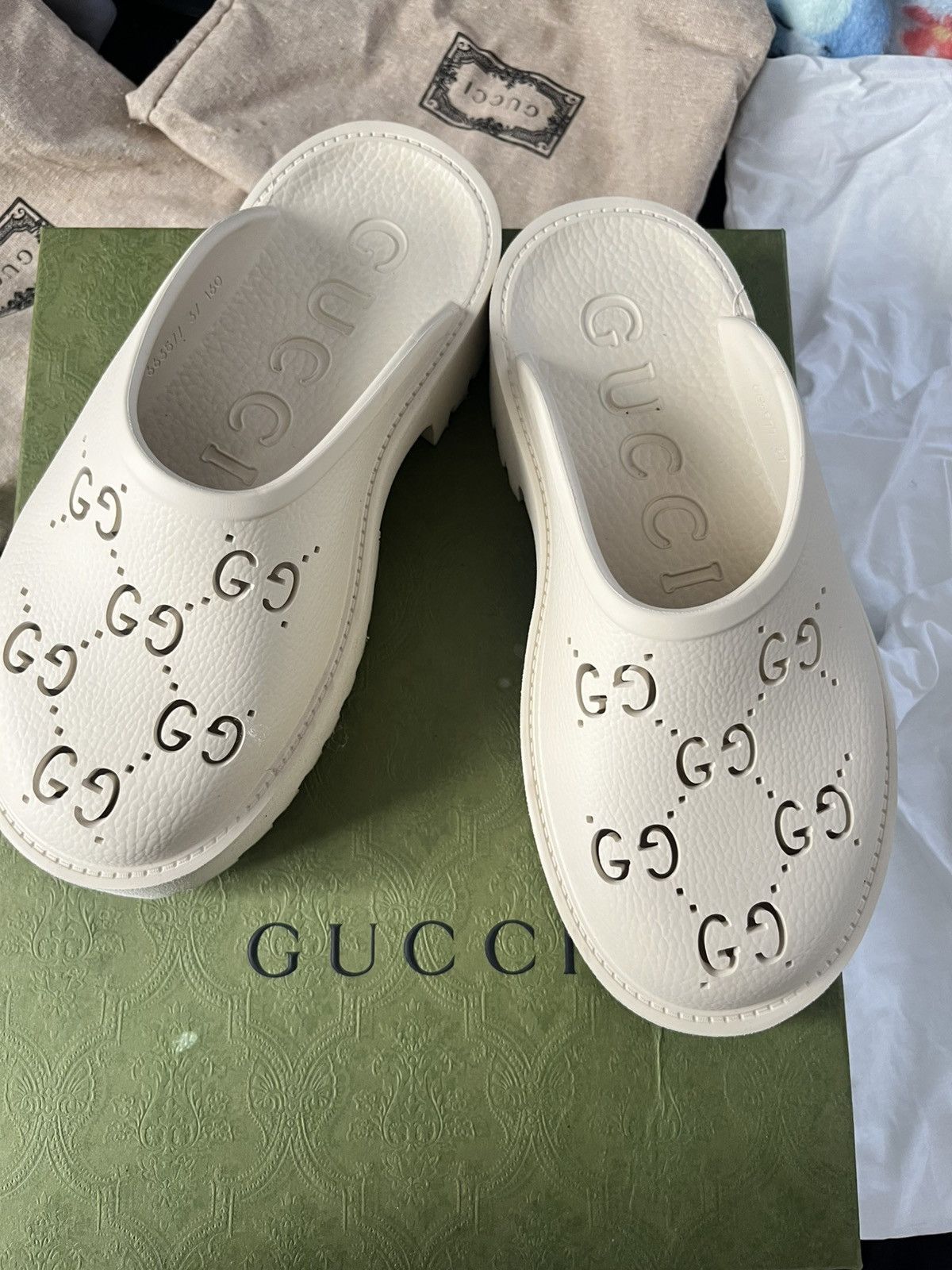 Gucci Gucci Mules Size US 7 / IT 37 - 2 Thumbnail