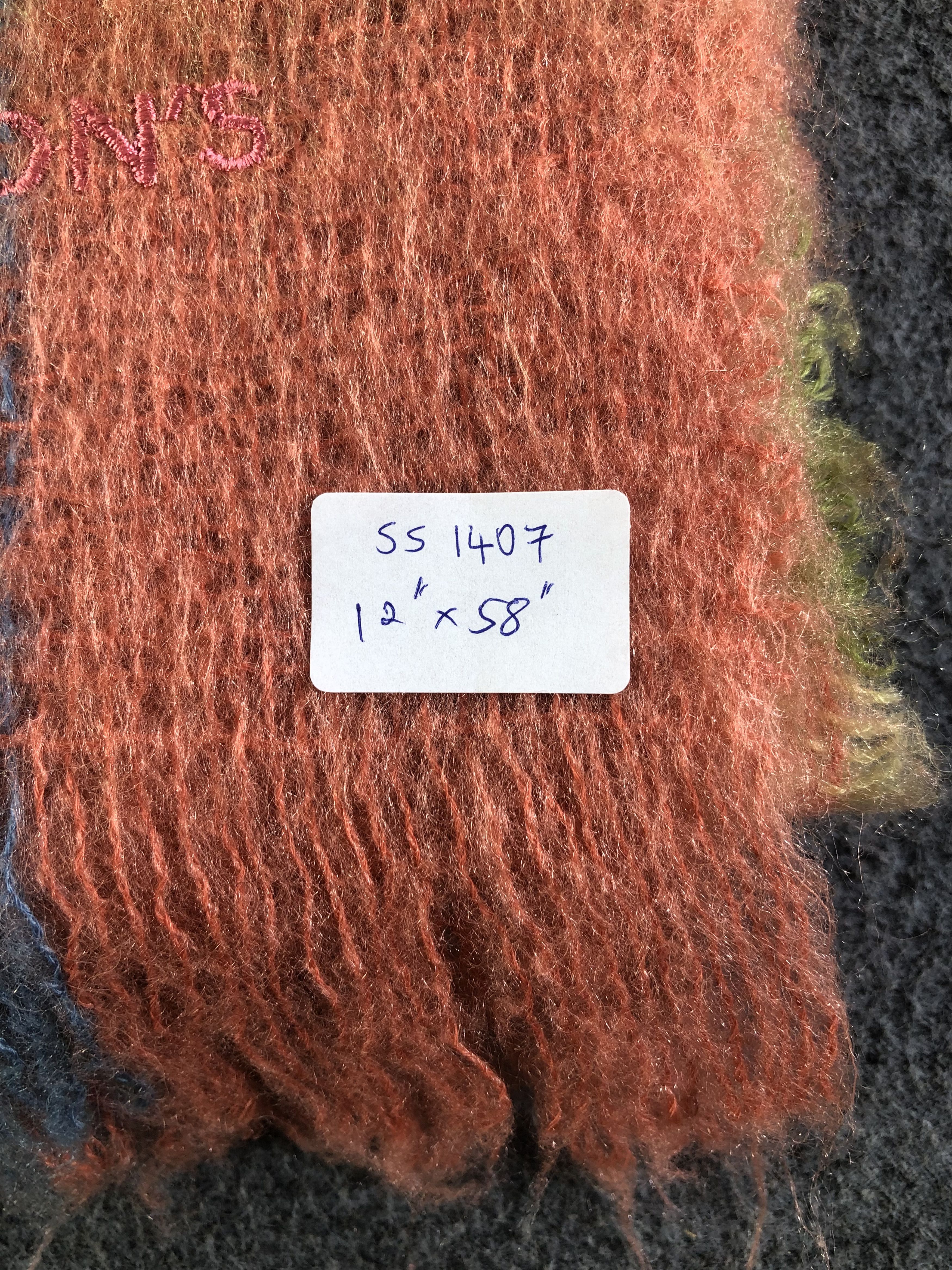 PERSON'S Person's MOHAIR Scarf / Muffler / Neckwear SS1407 Size ONE SIZE - 9 Thumbnail