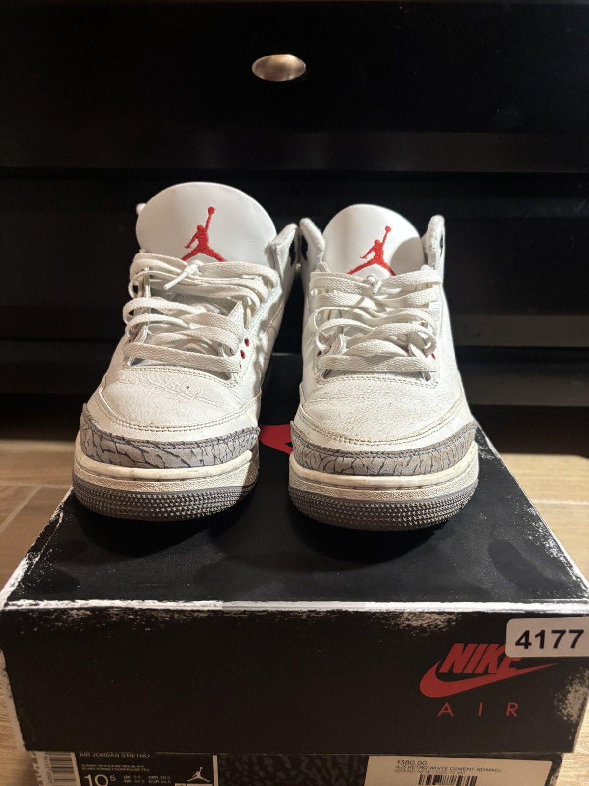 Jordan Brand Jordan 3 white cement Size US 10.5 / EU 43-44 - 3 Thumbnail