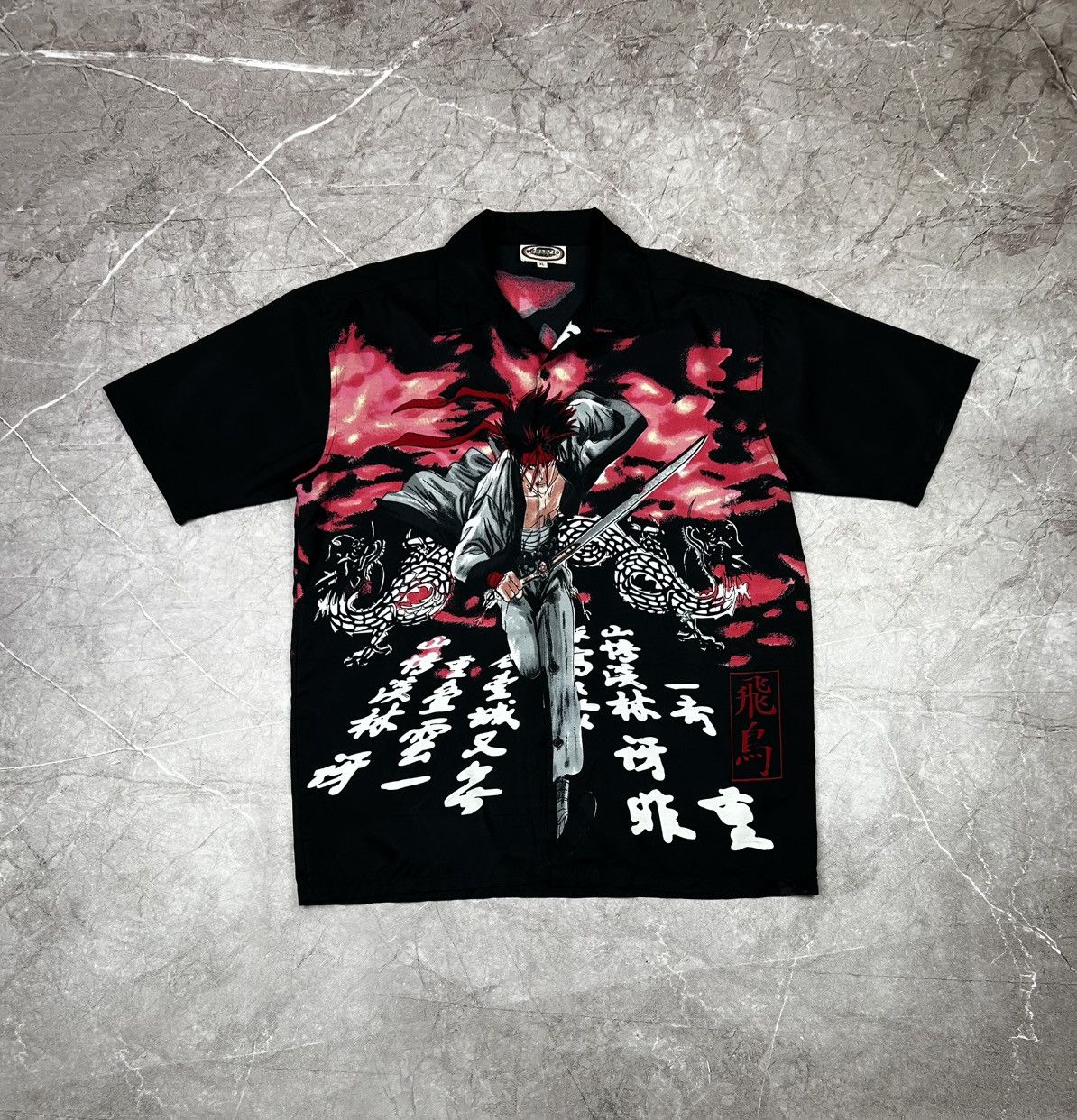 Japanese Brand × Vintage 1990s JAPANESE MESH AWESOME VINTAGE RARE SHIRT Size US L / EU 52-54 / 3 - 1 Thumbnail