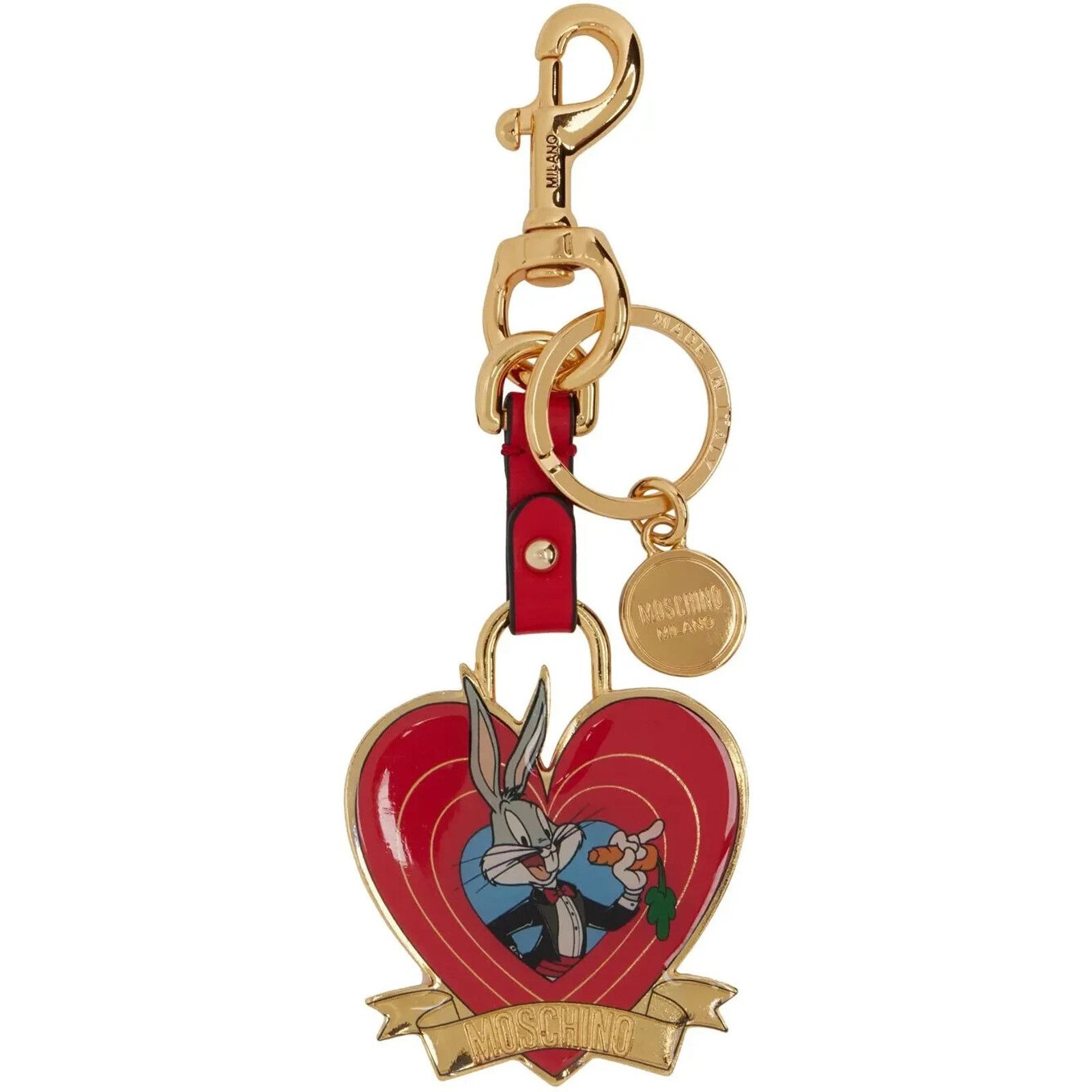 Moschino SS23 MOSCHINO Couture Jeremy Scott Bugs Bunny Heart Keychain Size ONE SIZE - 1 Thumbnail