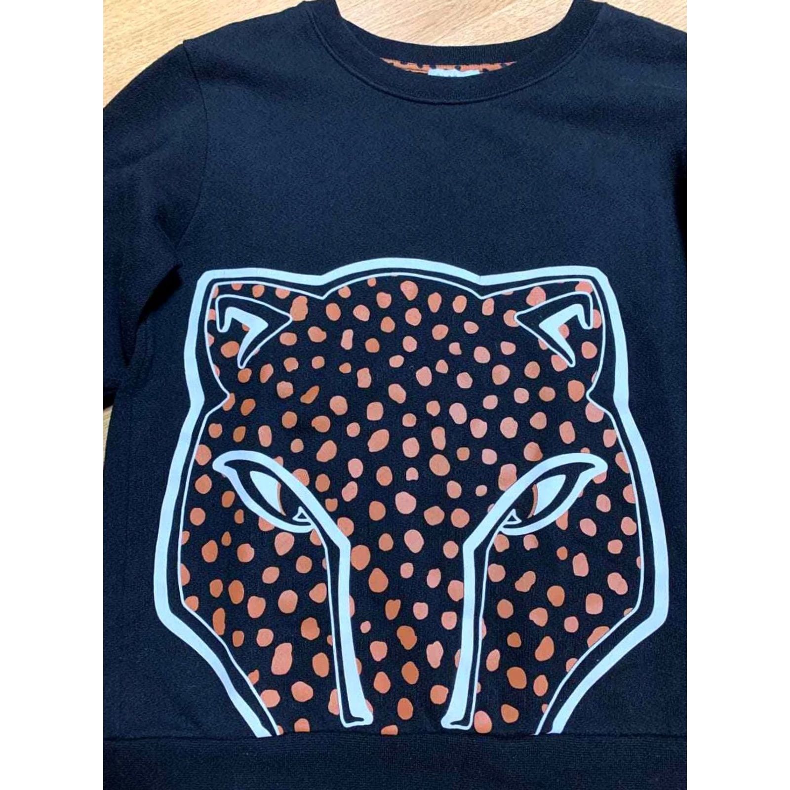 Vintage CLAUDIE PIERLOT Sweatshirt Logo Print Black Size L Women's Size L / US 10 / IT 46 - 3 Thumbnail