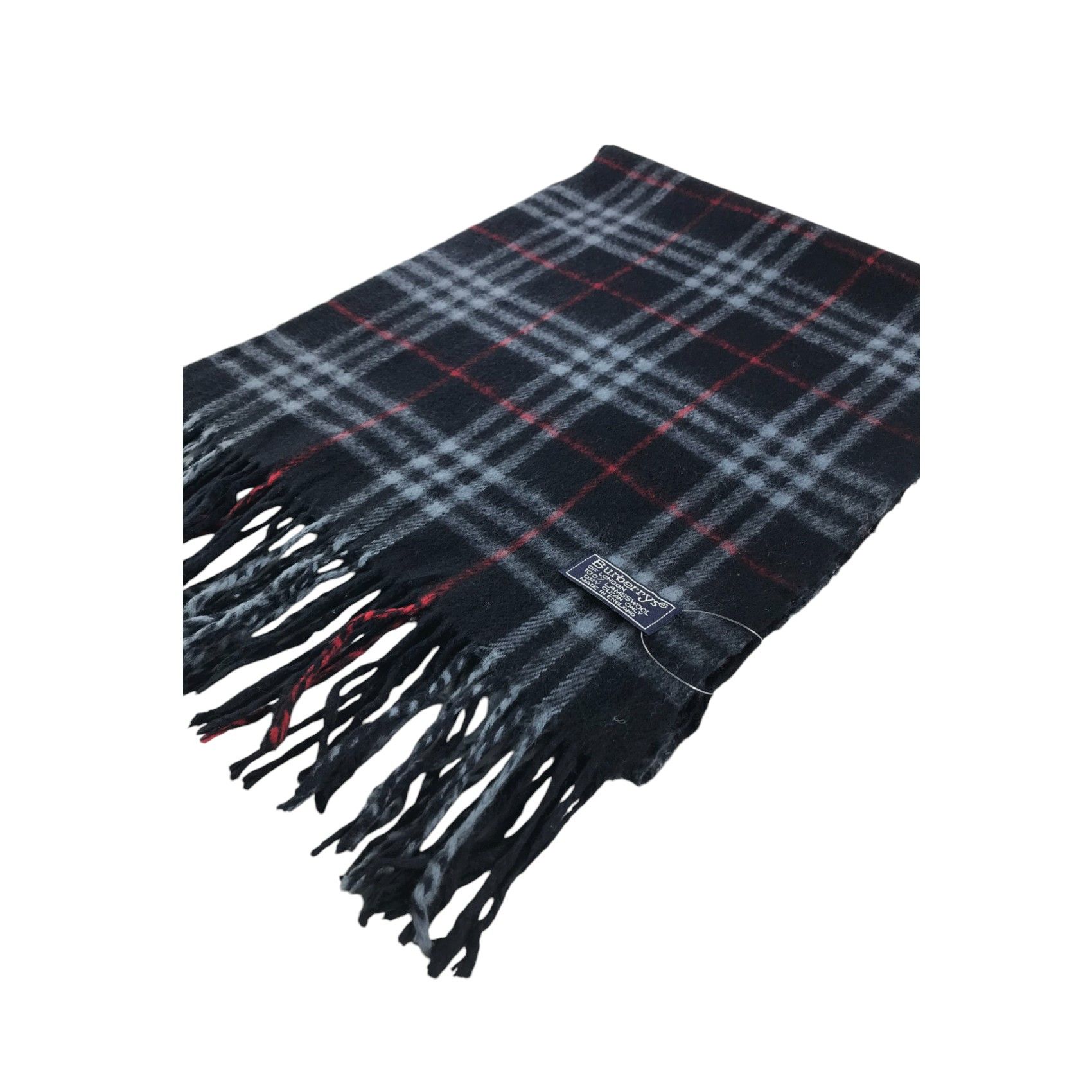 Burberry × Vintage Burberry Scarf / Muffler / Neckwear - WW2785 Size ONE SIZE - 3 Thumbnail