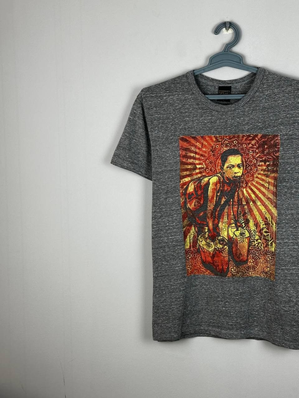 Obey Obey Awareness African Dream Rare T Shirt Made In USA Size US L / EU 52-54 / 3 - 2 Thumbnail