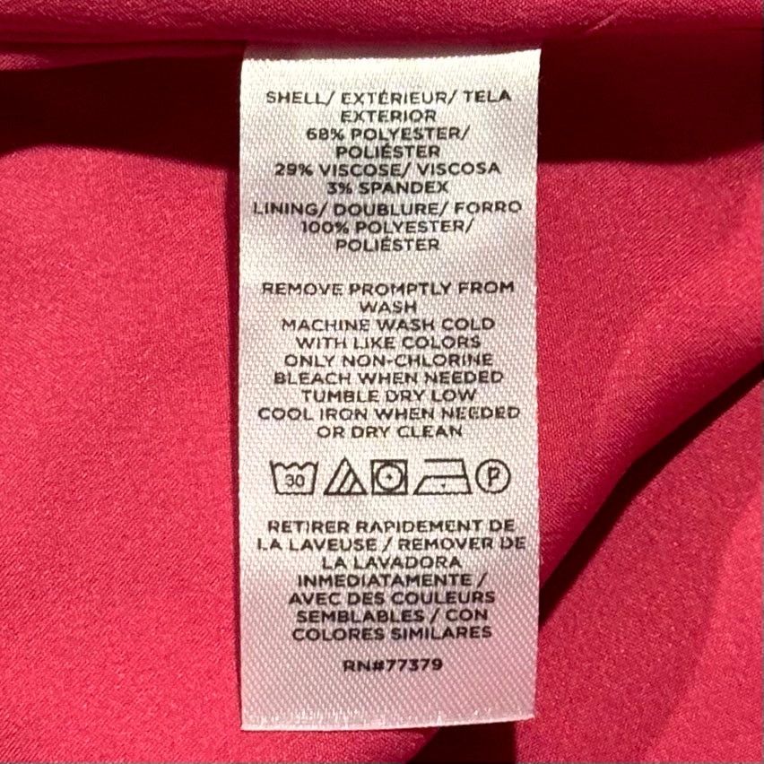 Ann Taylor NWT Ann Taylor Vest Pink Long Crew Neck Button Up Office 16 Size XXL / US 16-18 / IT 52-54 - 4 Thumbnail